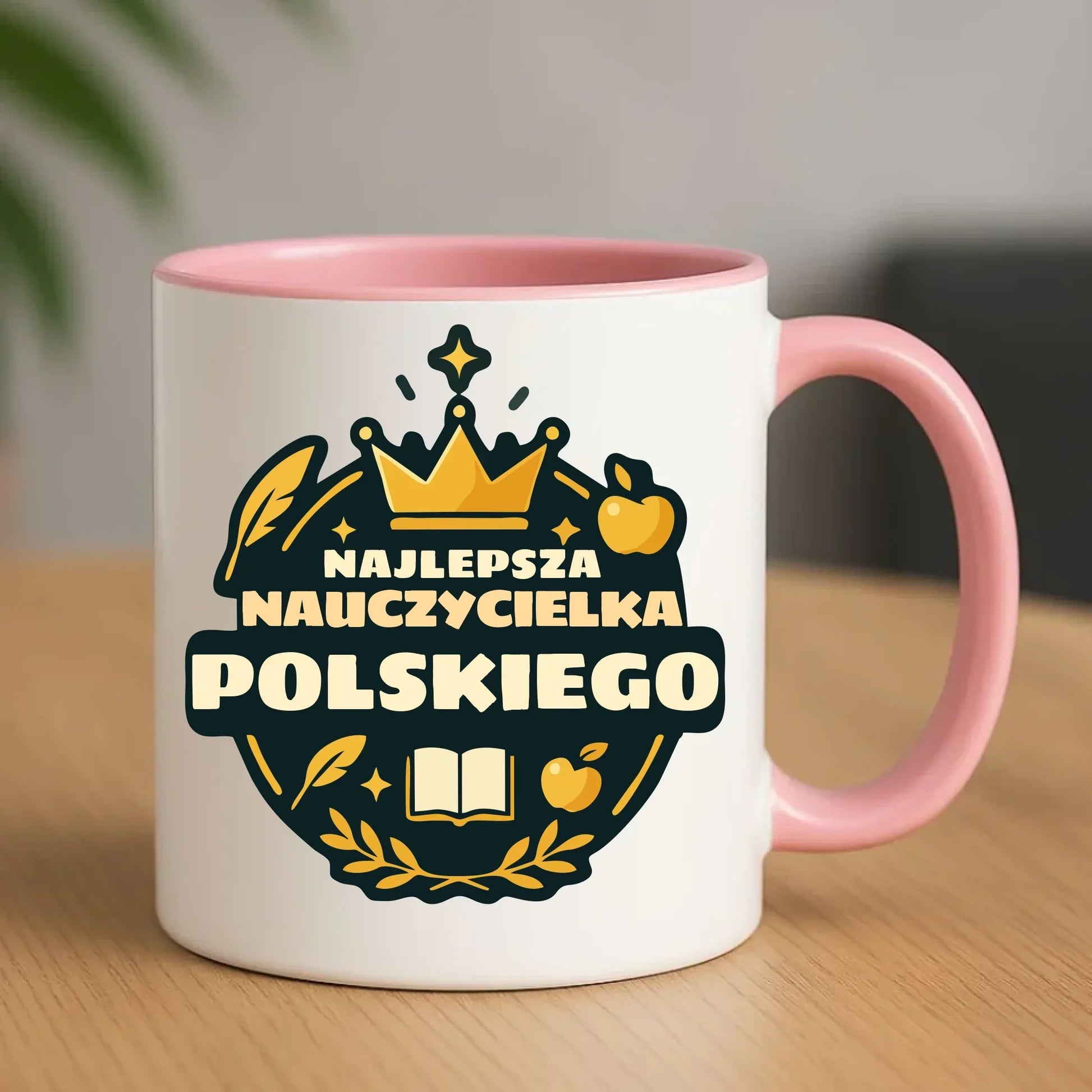 Najlepsza nauczycielka języka polskiego | Kubek prezent dla polonistki N41 - StoryCups.pl