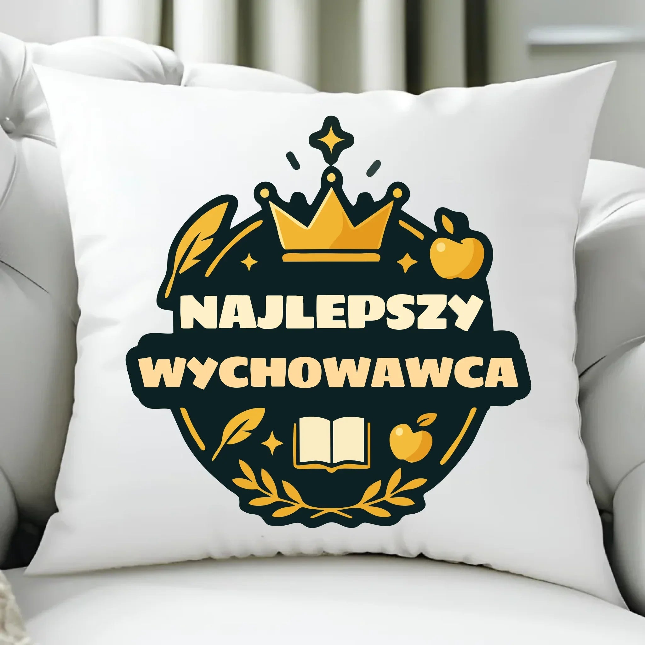 Najlepszy wychowawca | Poduszka prezent dla wychowawcy N42 - StoryCups.pl
