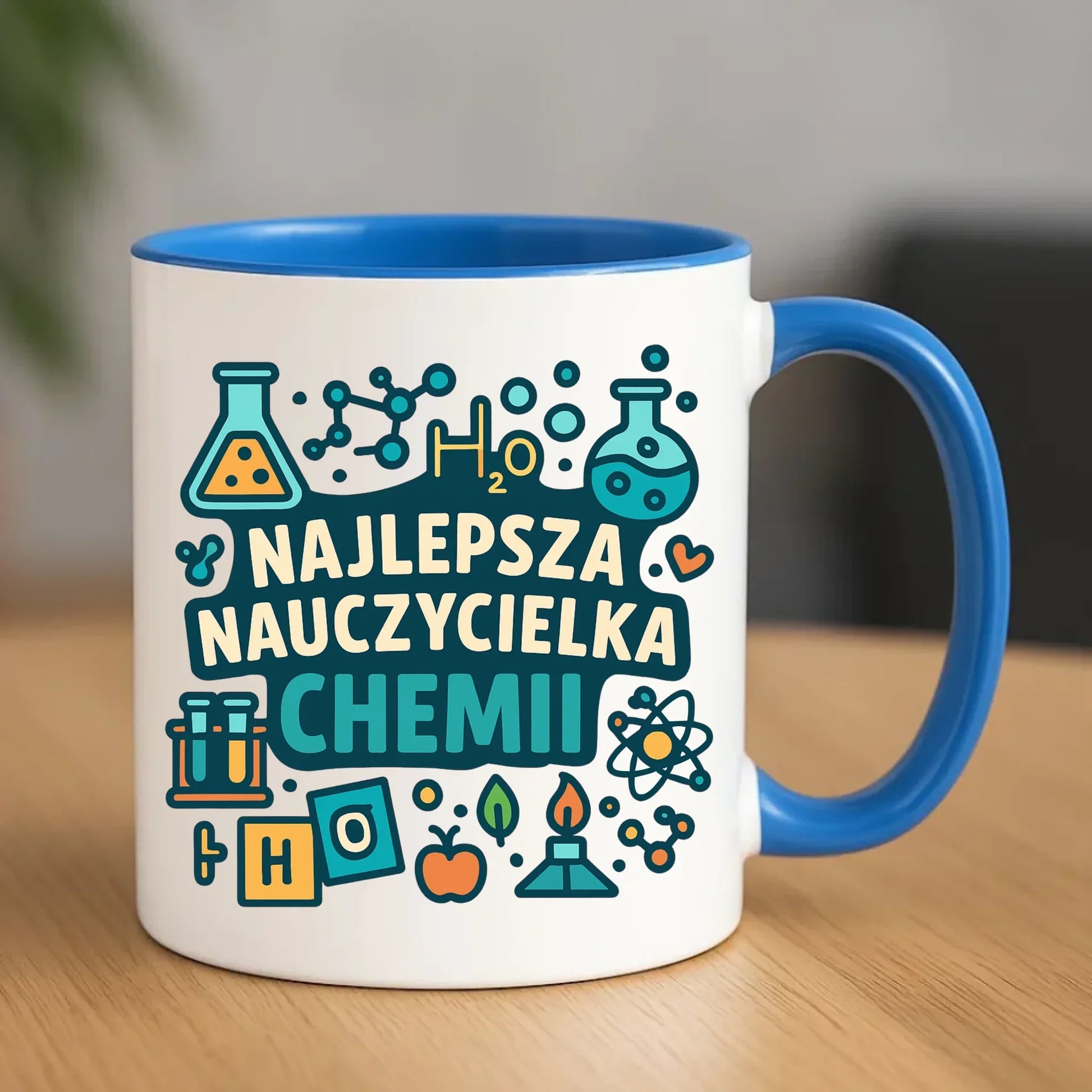 Najlepsza nauczycielka chemii | Kubek prezent dla nauczycielki N44 - StoryCups.pl