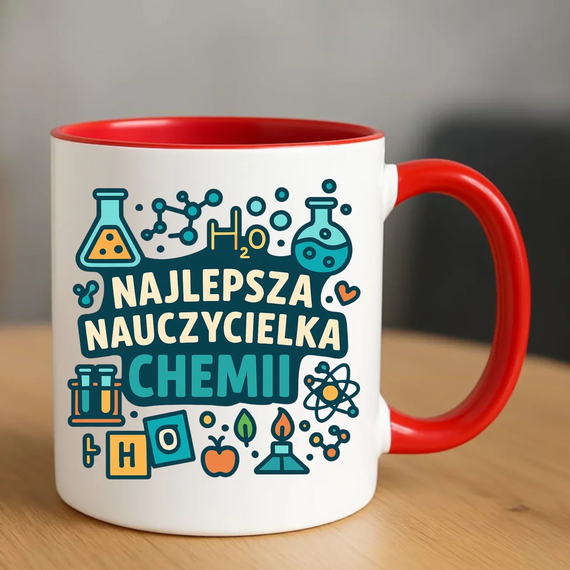 Najlepsza nauczycielka chemii | Kubek prezent dla nauczycielki N44 - StoryCups.pl