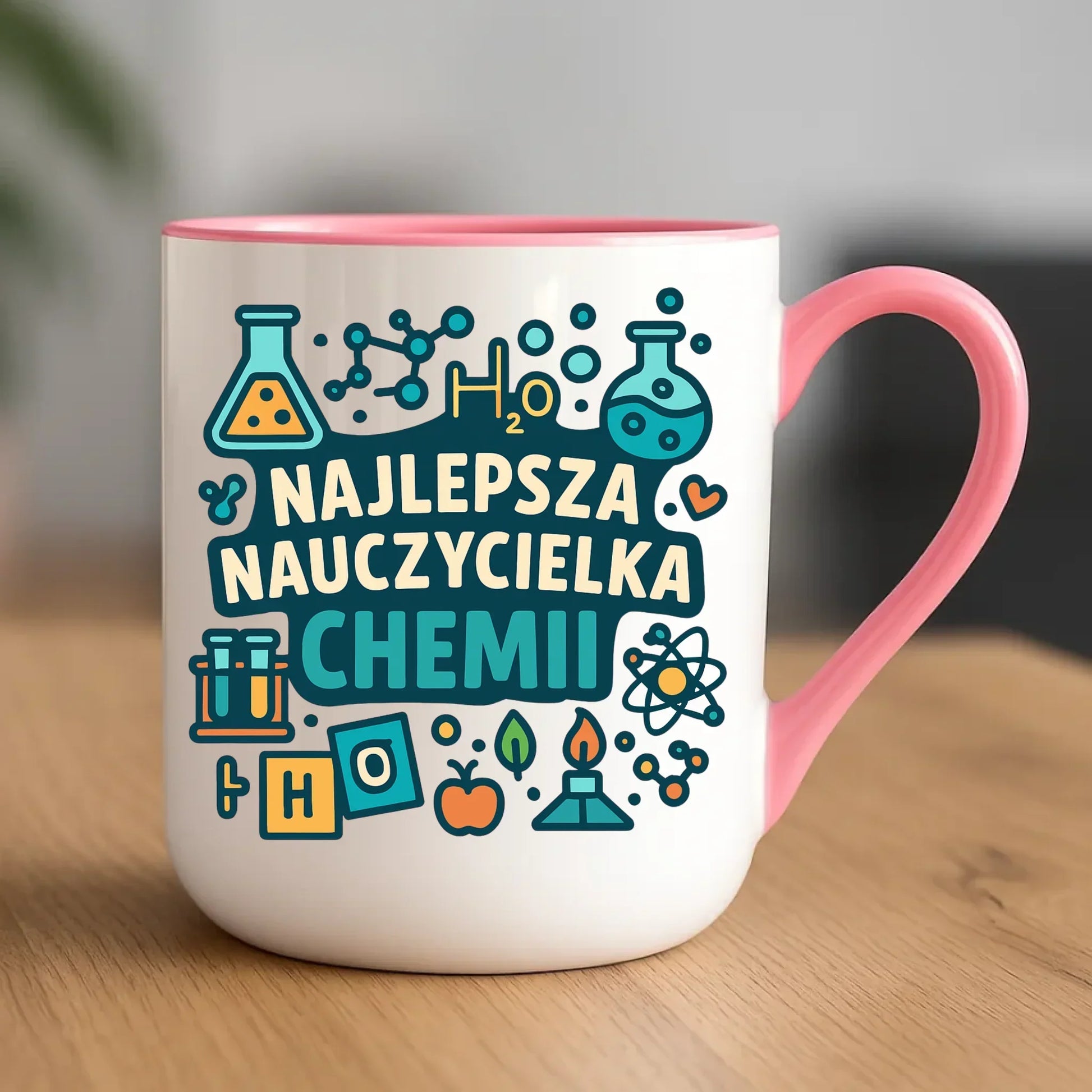 Najlepsza nauczycielka chemii | Kubek elegant prezent dla nauczycielki N44 - StoryCups.pl