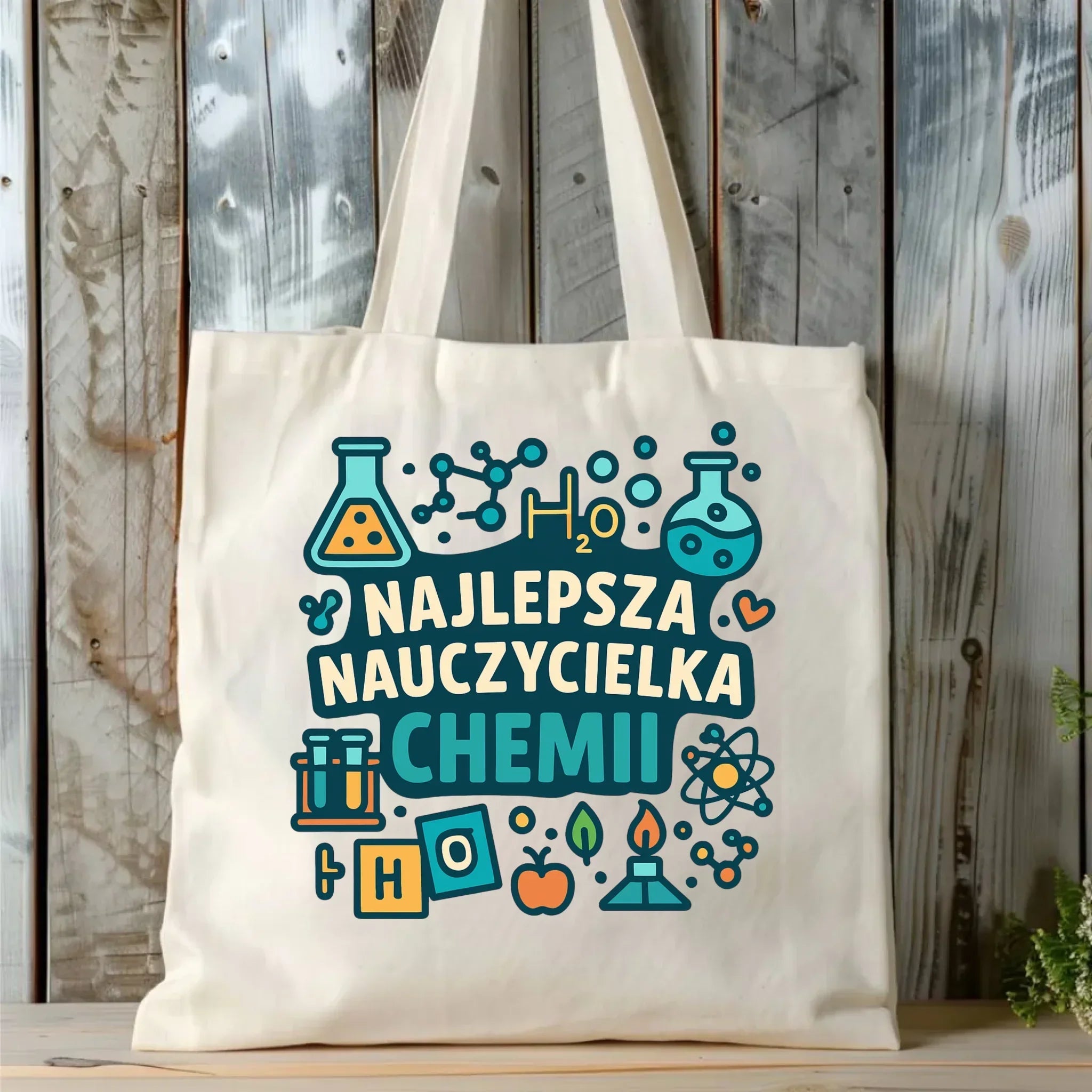 Najlepsza nauczycielka chemii | Torba prezent dla nauczycielki N44 - StoryCups.pl