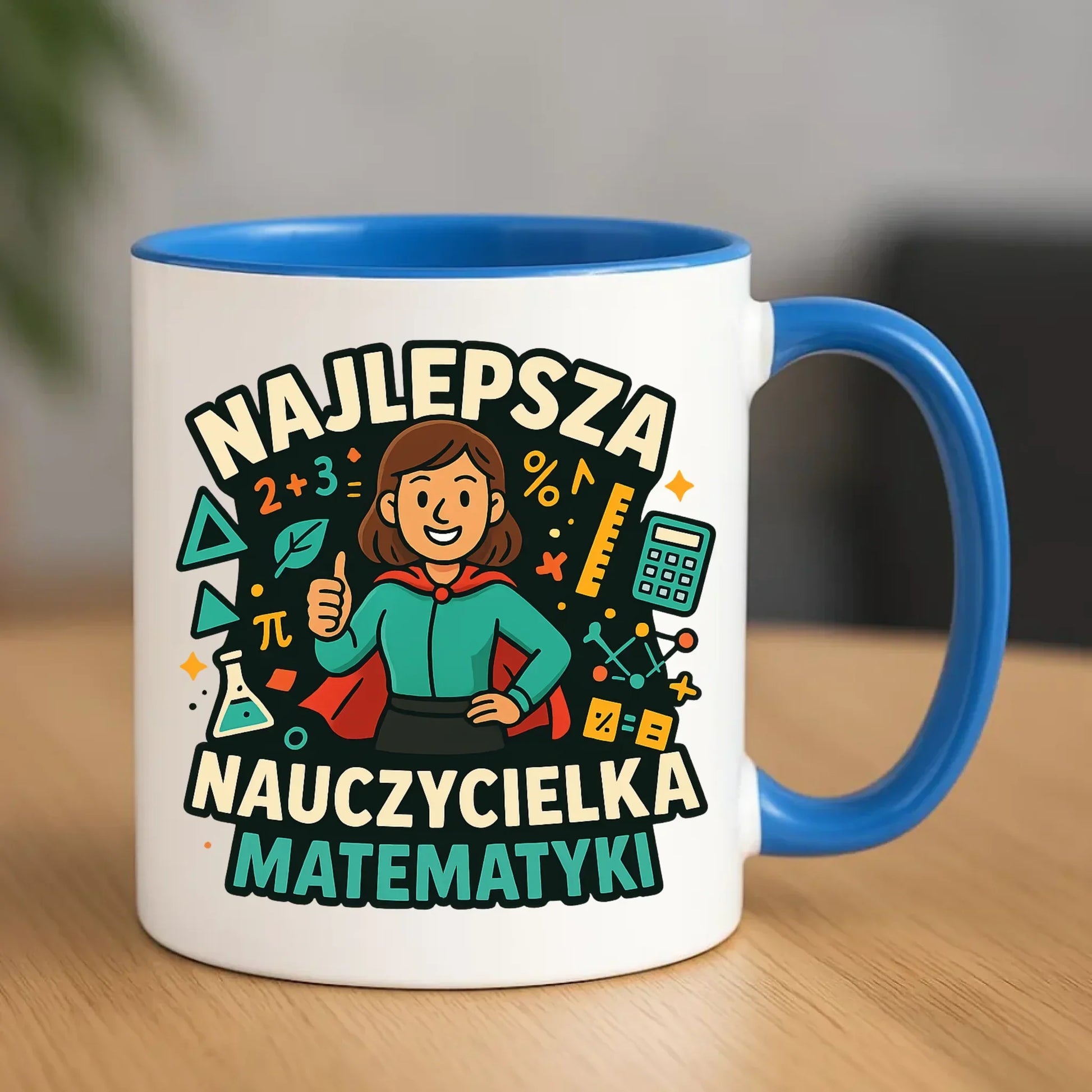Najlepsza nauczycielka matematyki | Kubek prezent nauczyciel N46 - StoryCups.pl