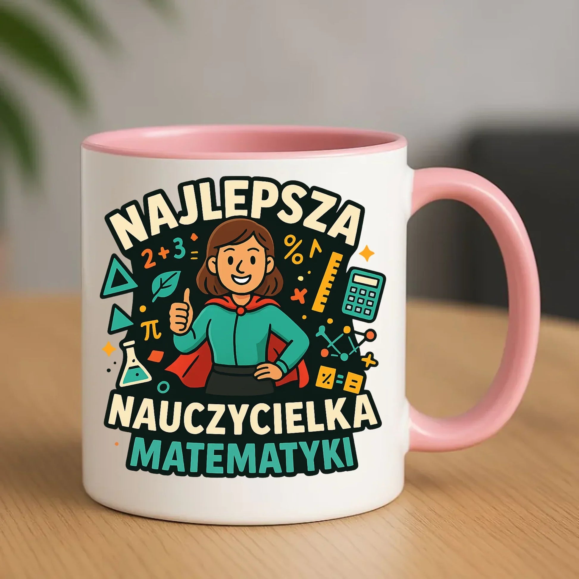 Najlepsza nauczycielka matematyki | Kubek prezent nauczyciel N46 - StoryCups.pl
