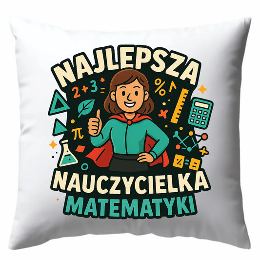 Poduszka prezent na Zakończenie Roku Szkolnego dla nauczyciela