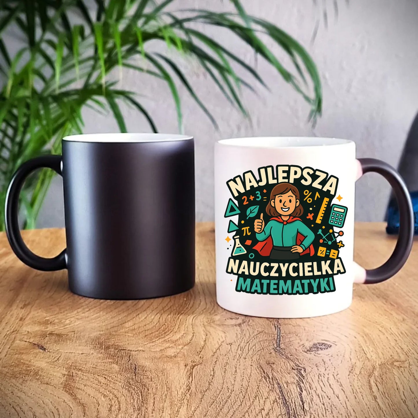 Prezent dla nauczyciela kubek magiczny NAUCZYCIEL ZAKOŃCZENIE ROKU SZKOLNEGO