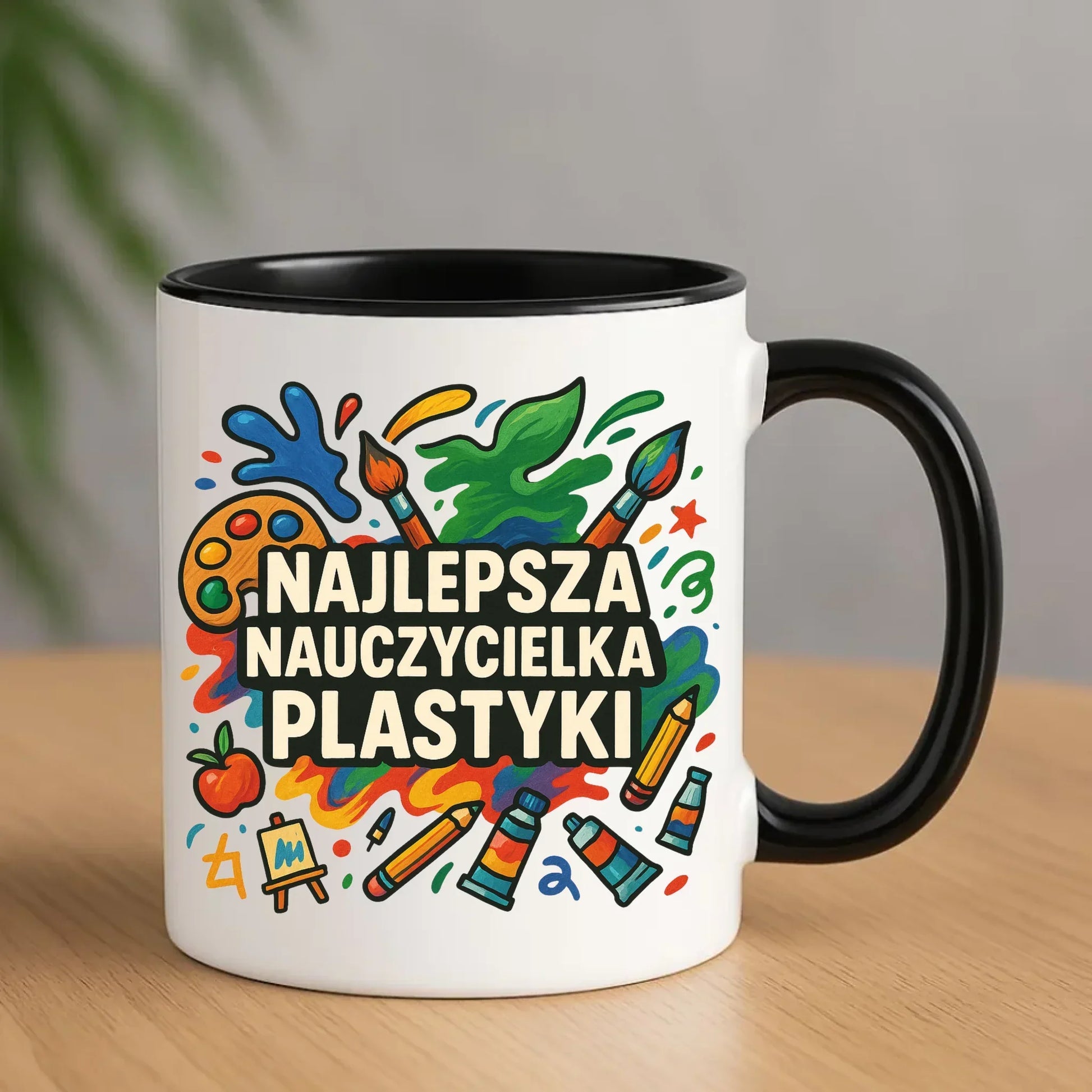 Najlepsza nauczycielka plastyki | Kubek prezent dla nauczycielki N49 - StoryCups.pl