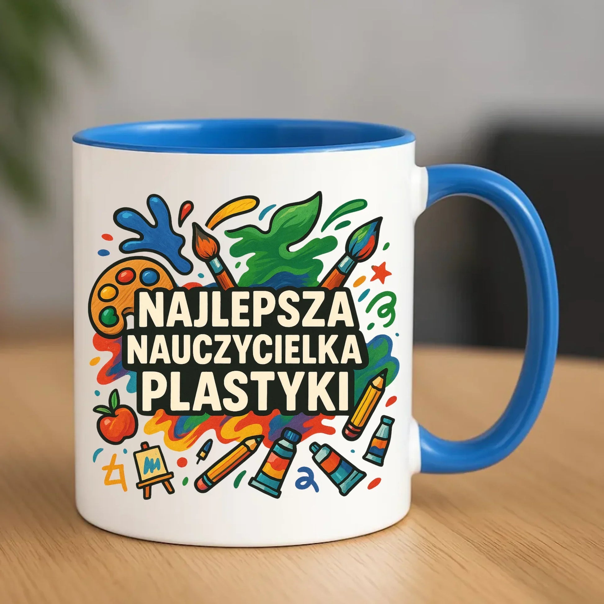 Najlepsza nauczycielka plastyki | Kubek prezent dla nauczycielki N49 - StoryCups.pl
