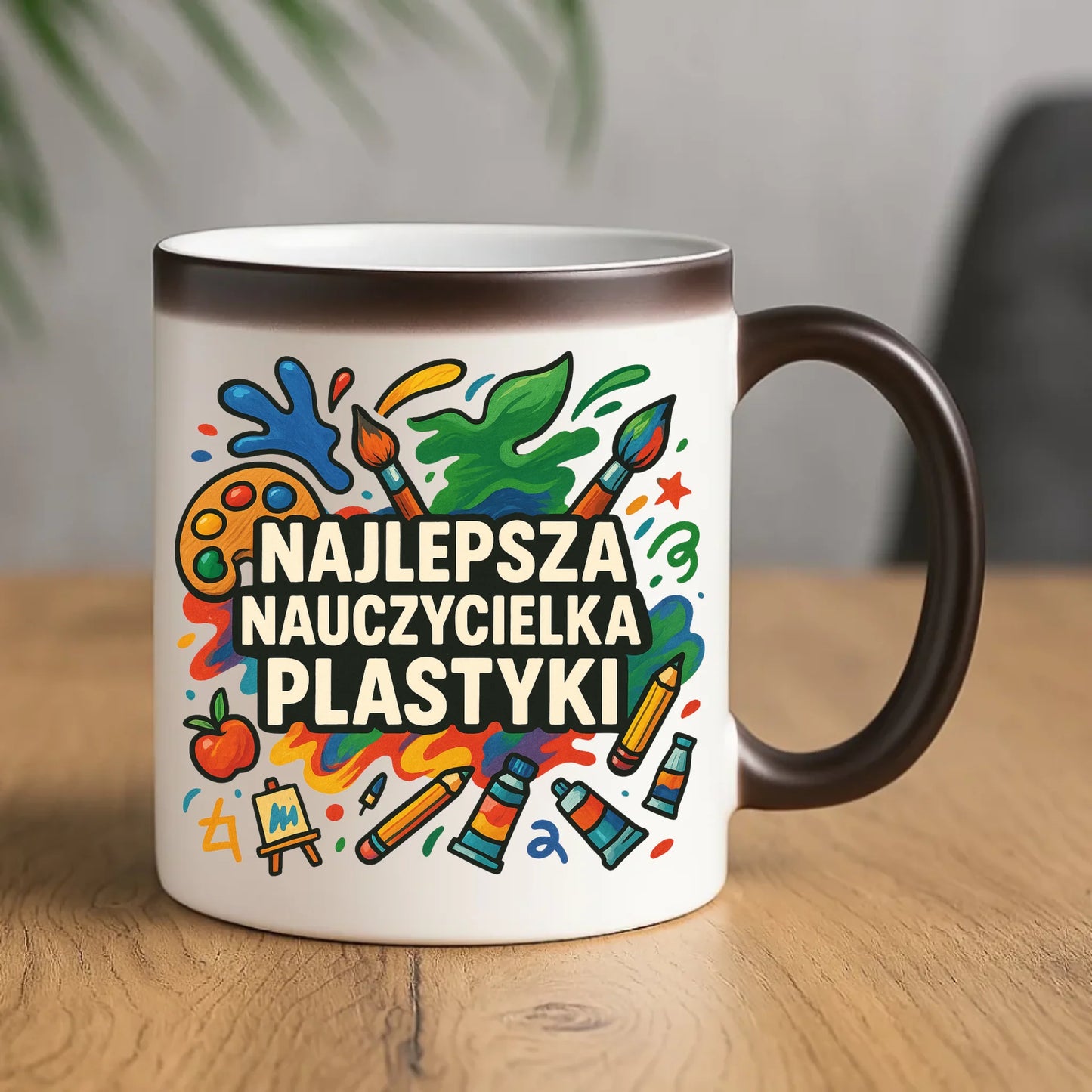 Prezent dla nauczyciela kubek magiczny NAUCZYCIEL ZAKOŃCZENIE ROKU SZKOLNEGO