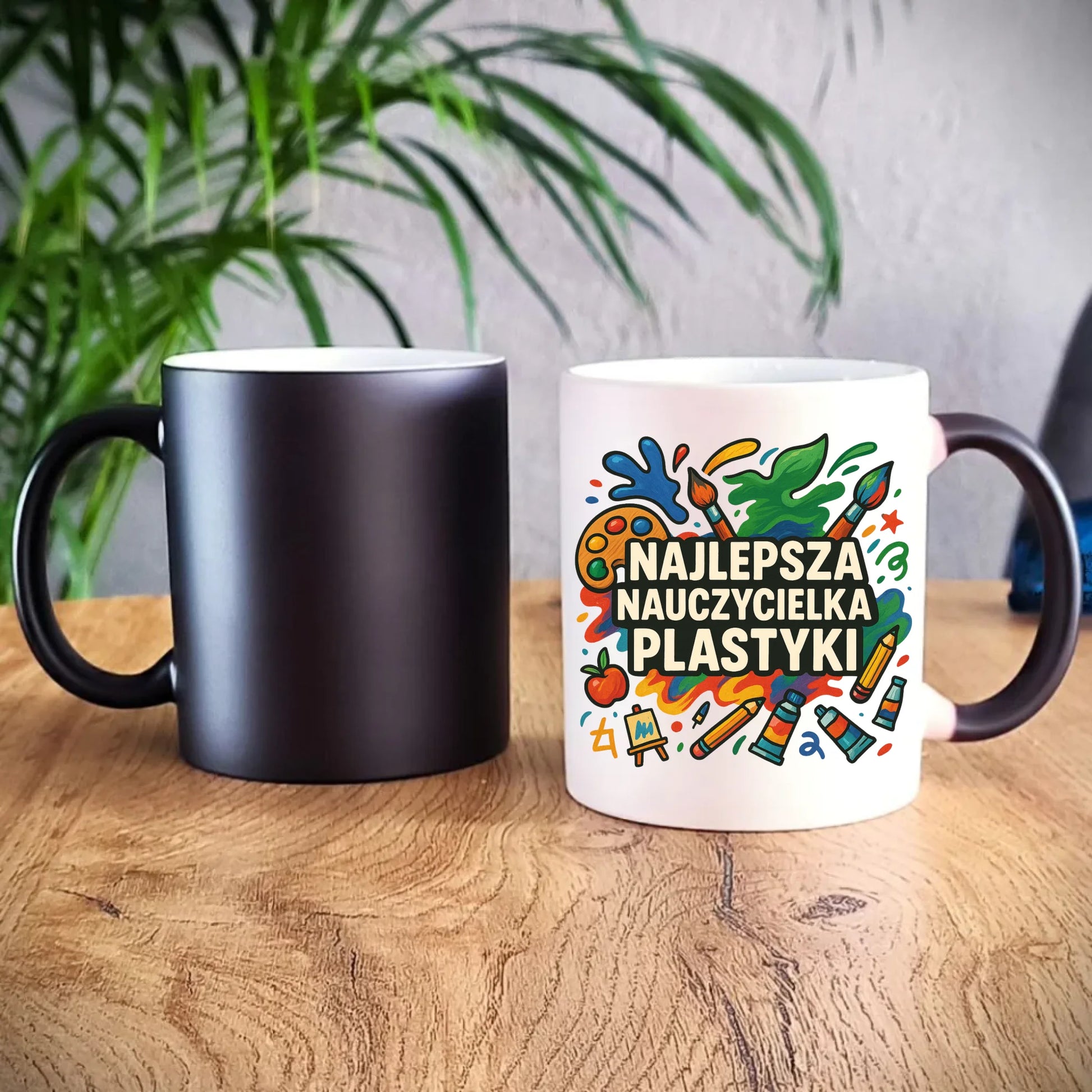 Prezent dla nauczyciela kubek magiczny NAUCZYCIEL ZAKOŃCZENIE ROKU SZKOLNEGO