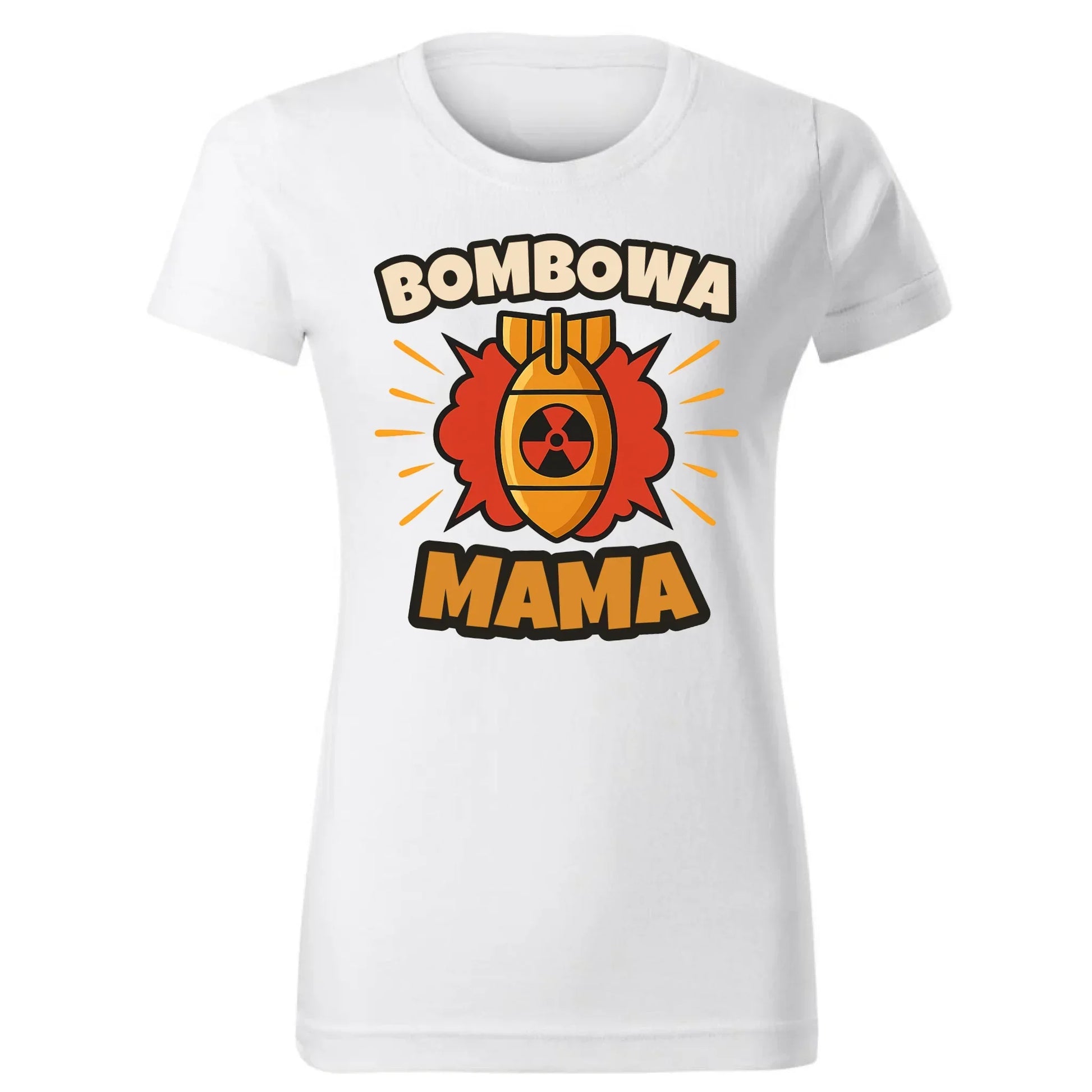 Bombowa mama | Koszulka damska dla mamy prezent na Dzień Matki DM02 - StoryCups.pl