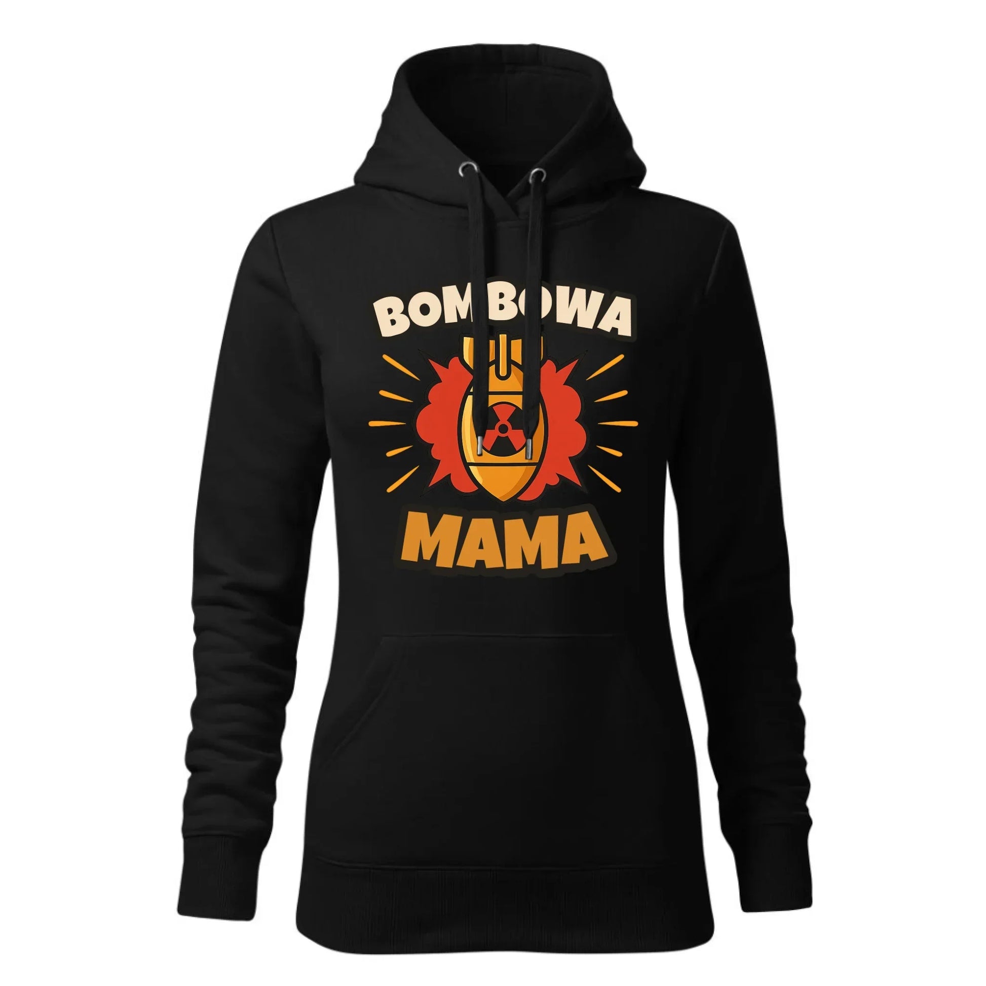 Bombowa mama | Bluza damska z kapturem dla mamy prezent na Dzień Matki DM02 - StoryCups.pl
