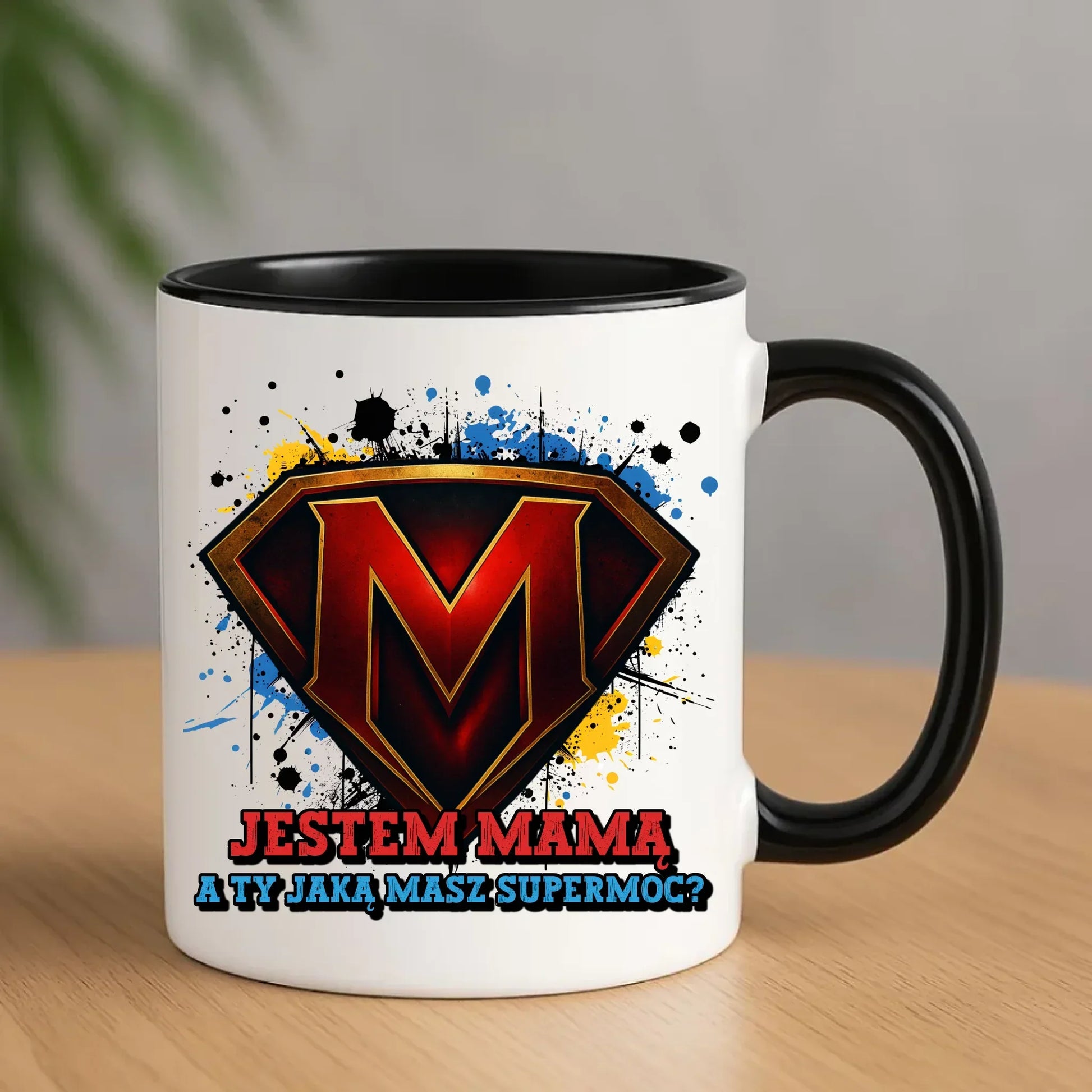 Jestem mamą, a Ty jaką masz super moc? | Kubek dla mamy na prezent DM04 - StoryCups.pl