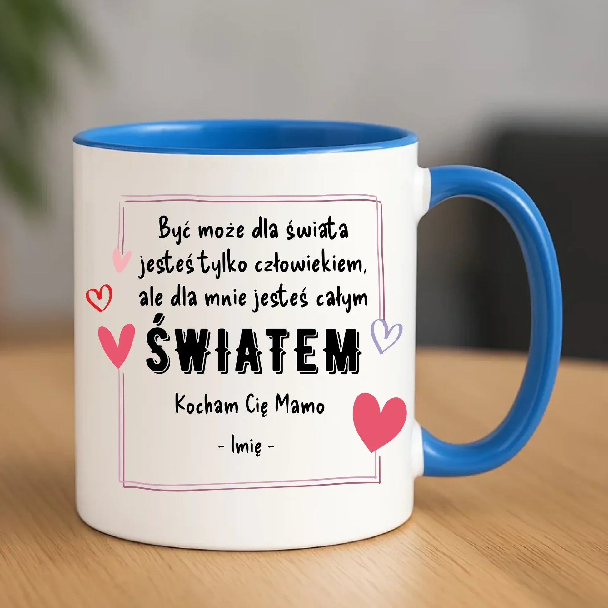 Mamo jesteś całym światem | Kubek prezent dla mamy DM06 - StoryCups.pl