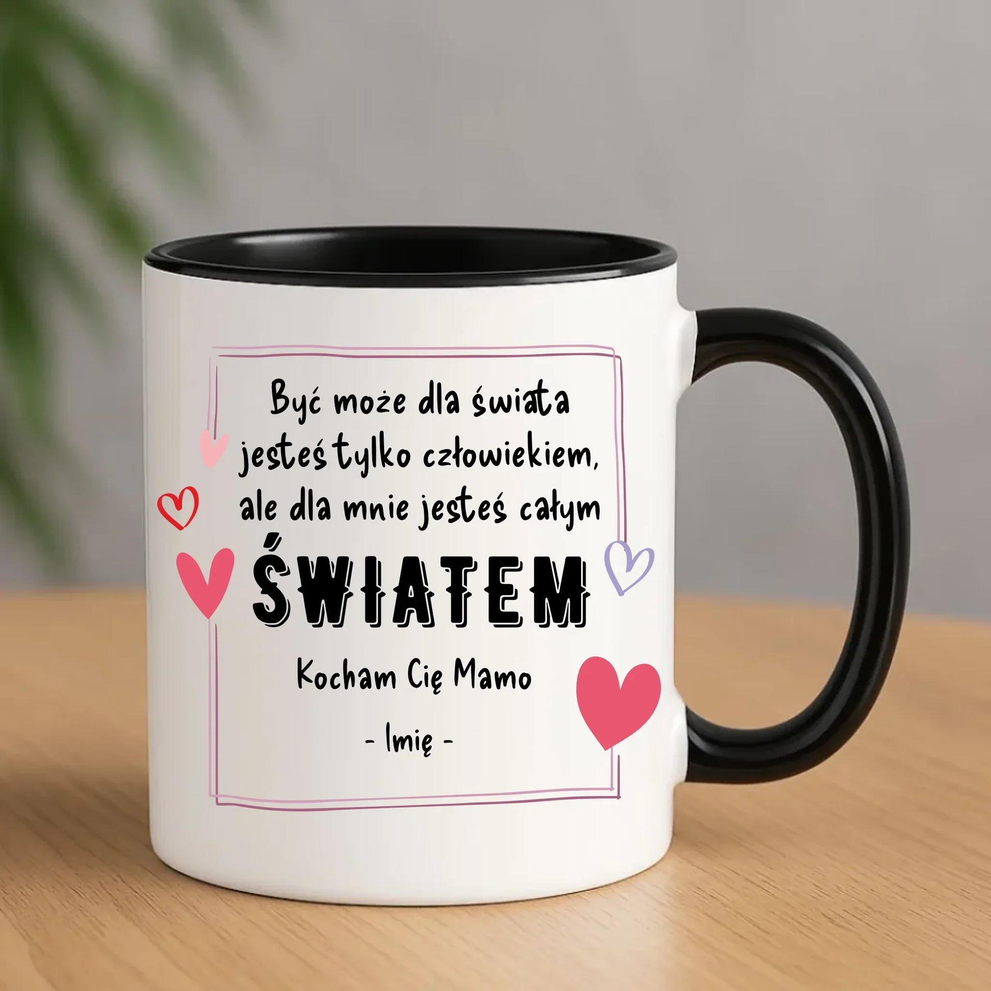 Mamo jesteś całym światem | Kubek prezent dla mamy DM06 - StoryCups.pl