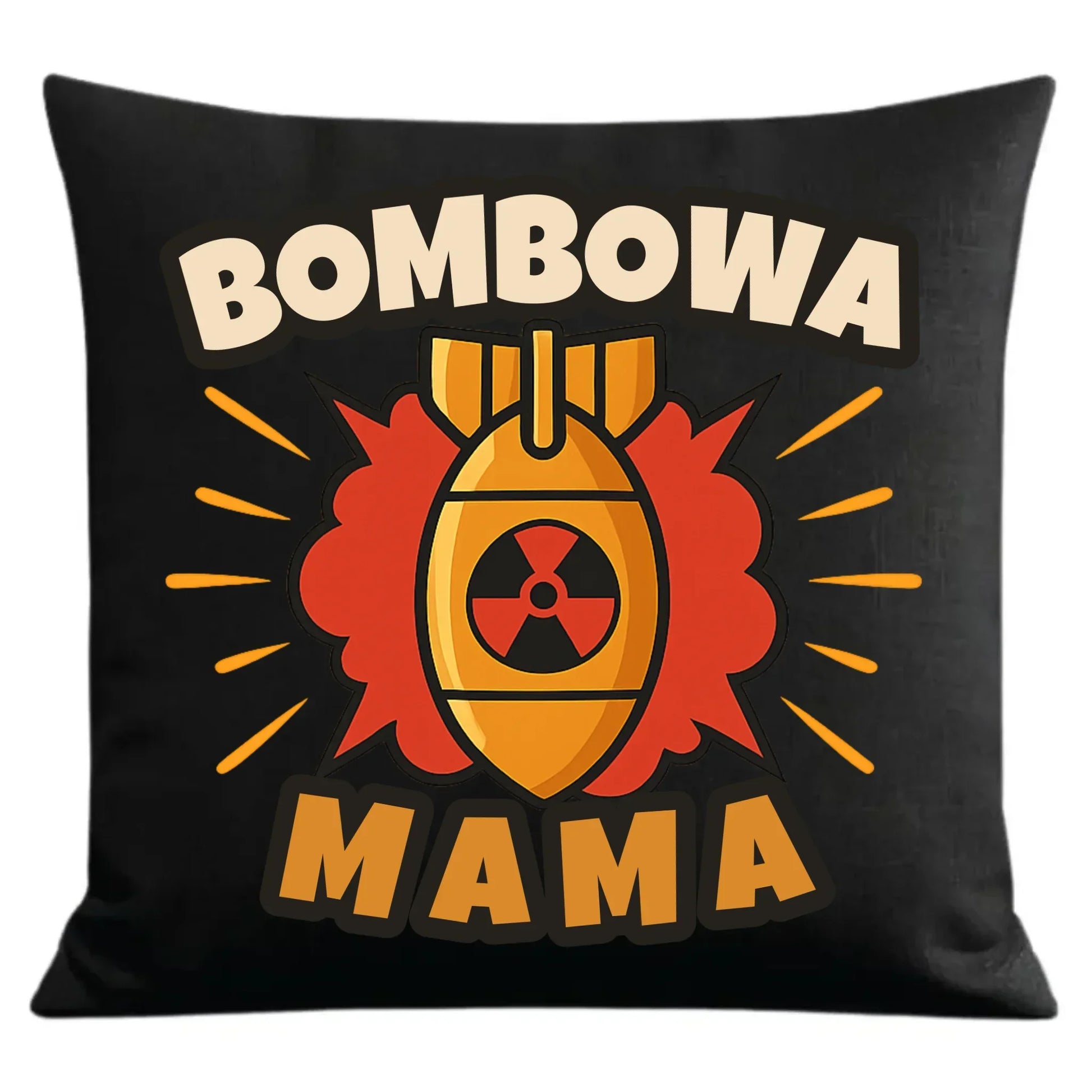 Bombowa mama | Poduszka dekoracyjna prezent dla mamy DM02 - StoryCups.pl