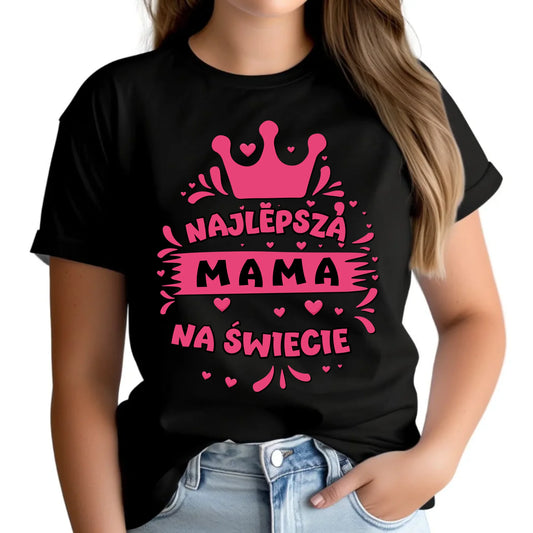 Koszulka dla mamy z nadrukiem - prezent na Dzień Matki