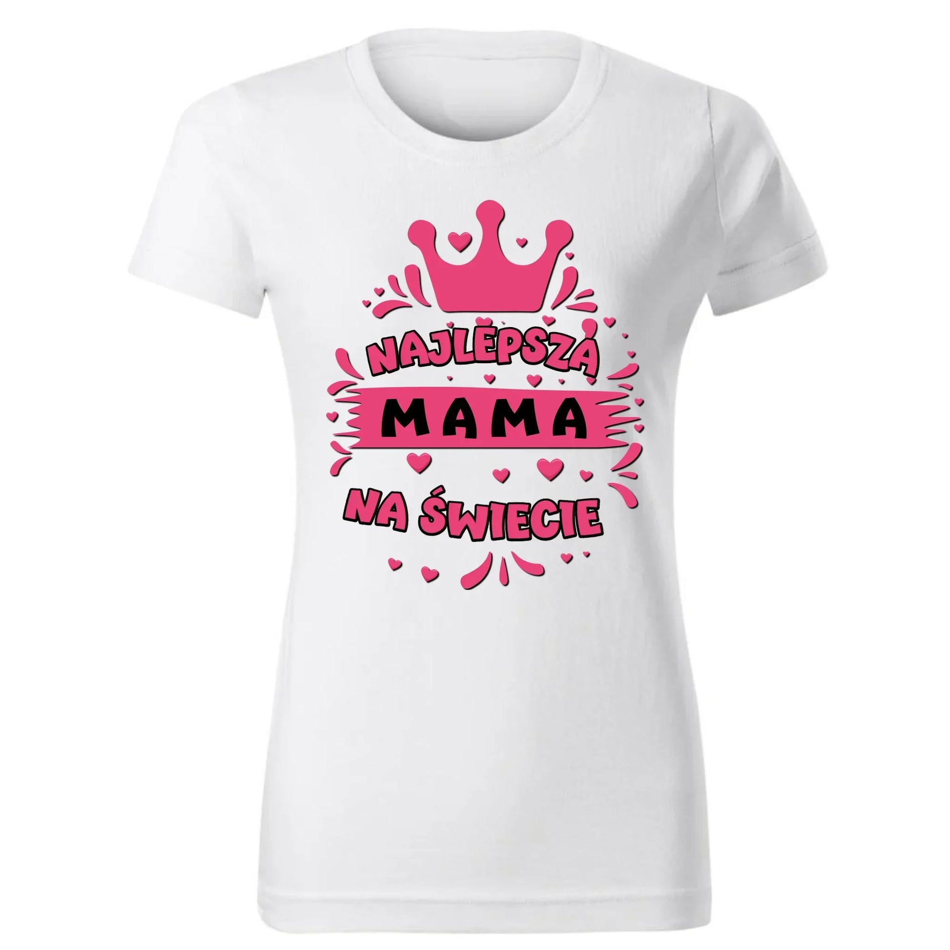 Najlepsza mama na świecie | Koszulka damska na Dzień Mamy DM08 - StoryCups.pl