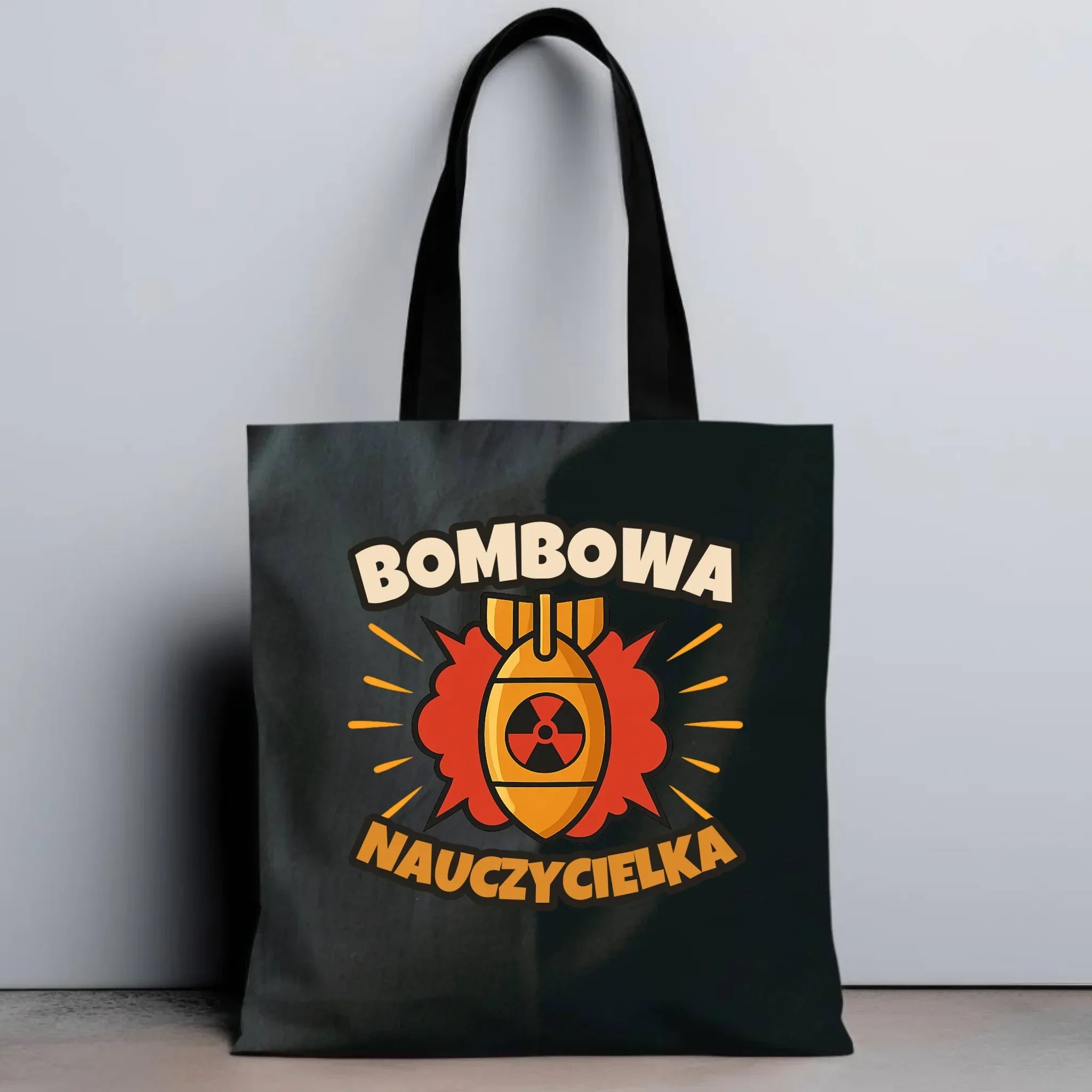 Bombowa nauczycielka | Torba prezent dla nauczycielki N34 - StoryCups.pl