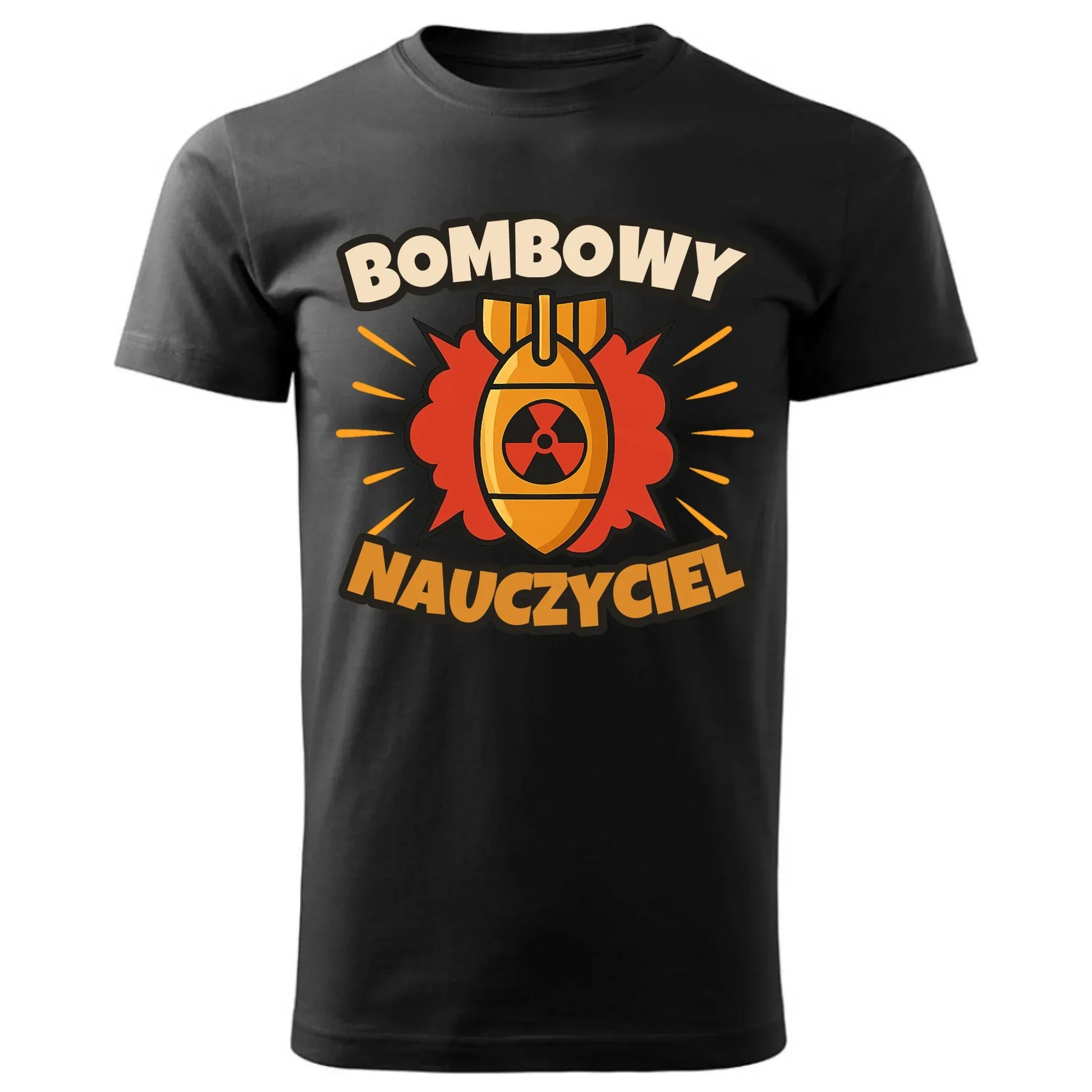 Bombowy nauczyciel | Koszulka męska prezent dla nauczyciela N36 - StoryCups.pl