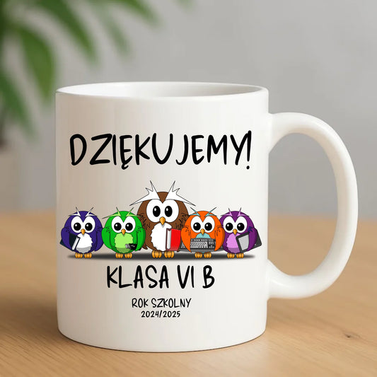 Kubek prezent na zakończenie roku szkolnego dla nauczyciela