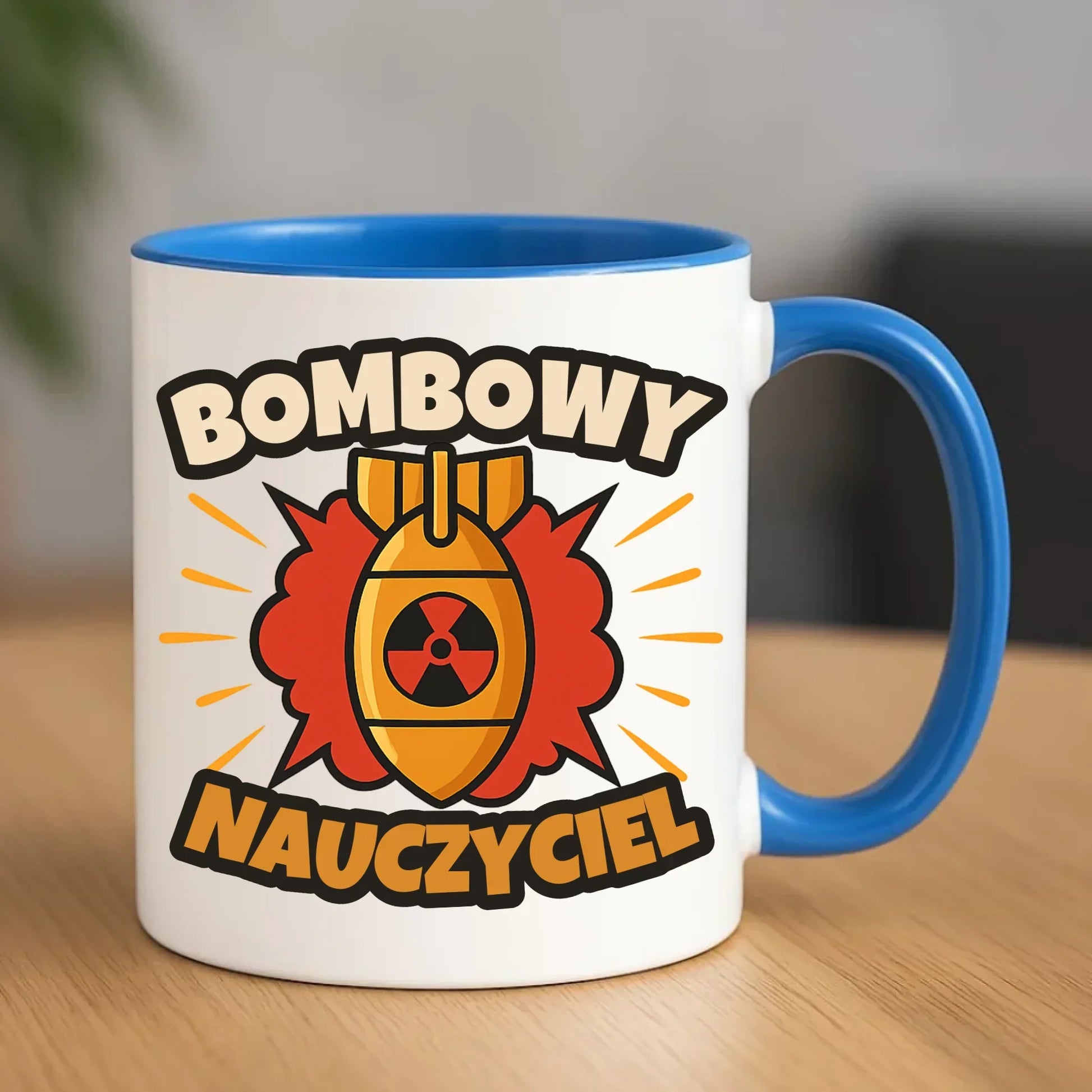 Bombowy nauczyciel | Kubek prezent dla nauczyciela N36 - StoryCups.pl