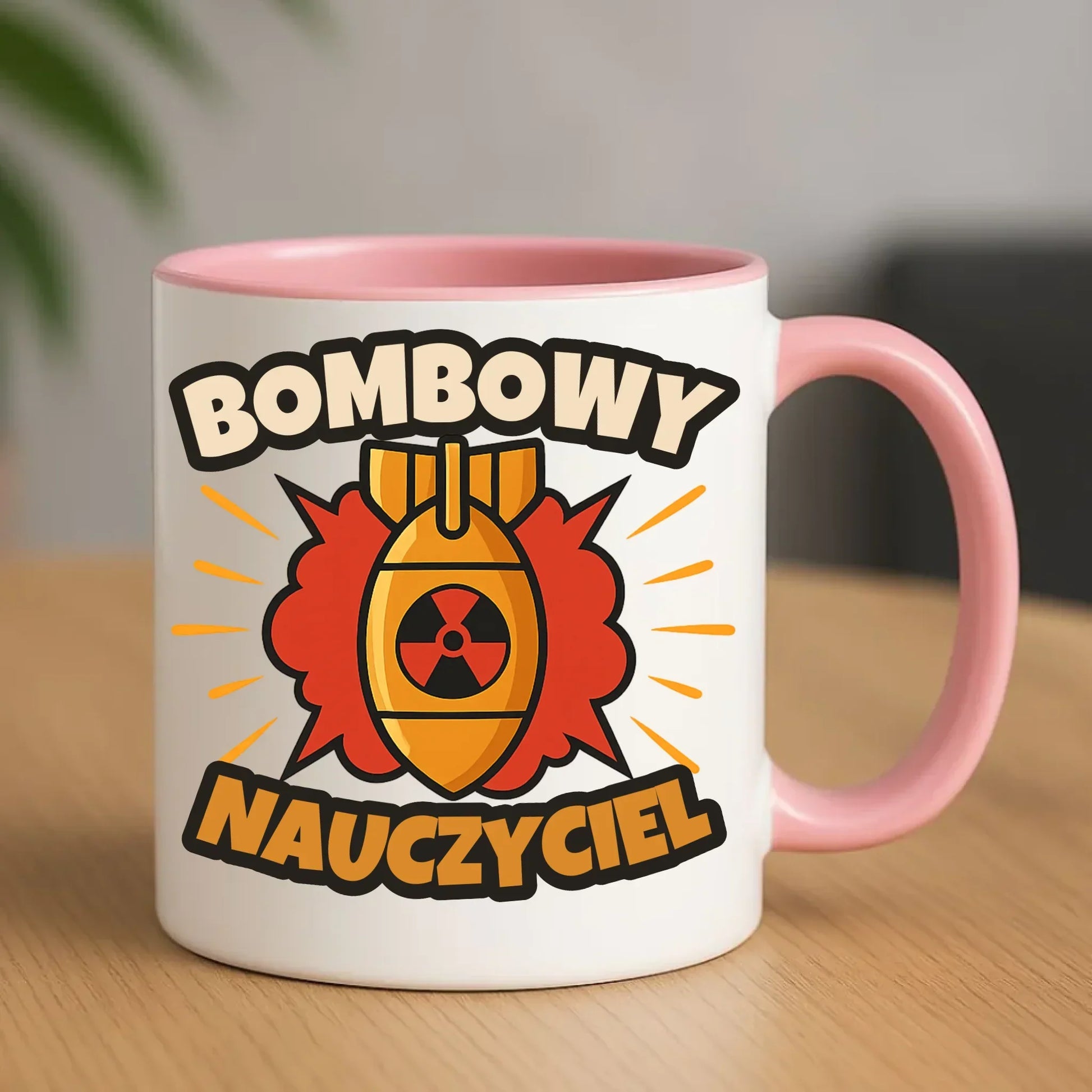 Bombowy nauczyciel | Kubek prezent dla nauczyciela N36 - StoryCups.pl