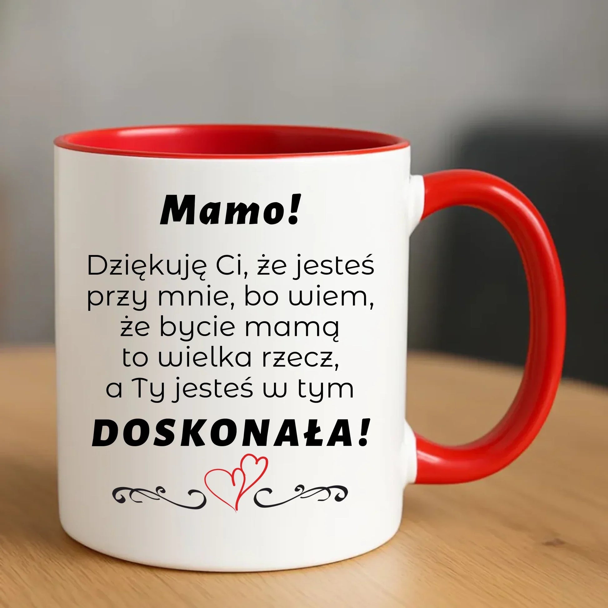 Mamo jesteś doskonała | Kubek dla mamy na prezent DM10 - StoryCups.pl