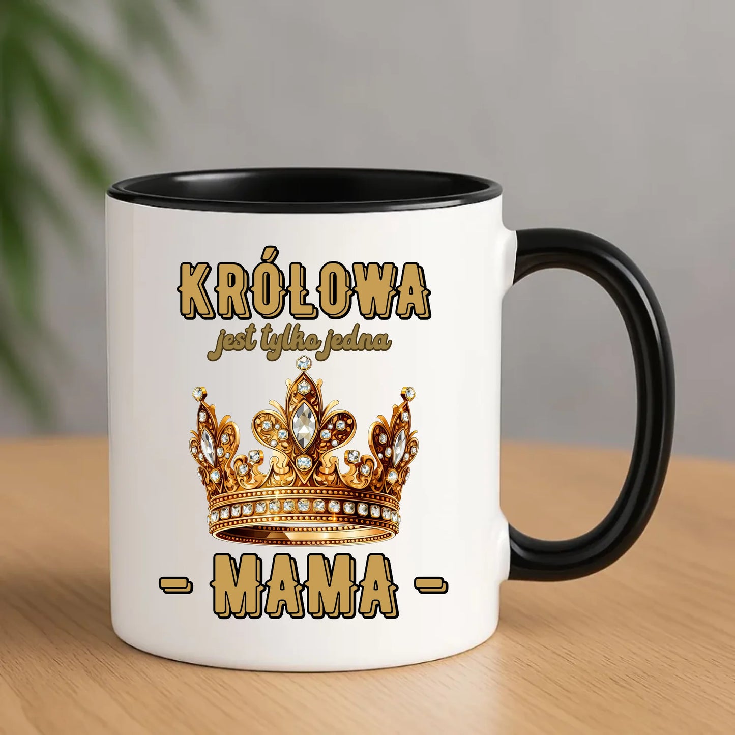 Kubek dla mamy prezent na Dzień Mamy - czarny