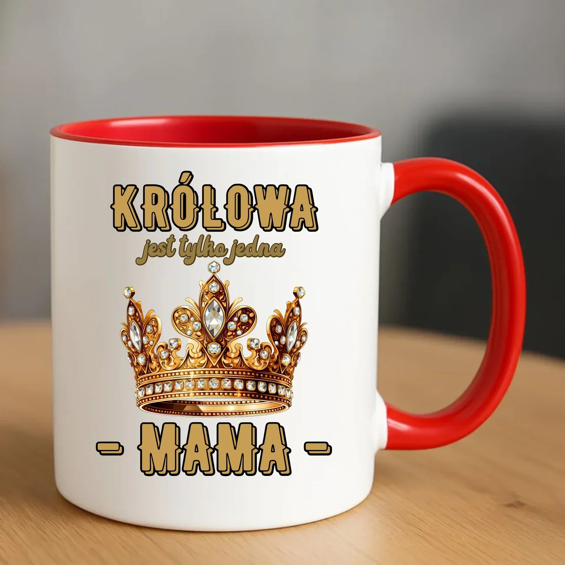 Królowa jest tylko jedna | Kubek prezent dla mamy DM13 - StoryCups.pl