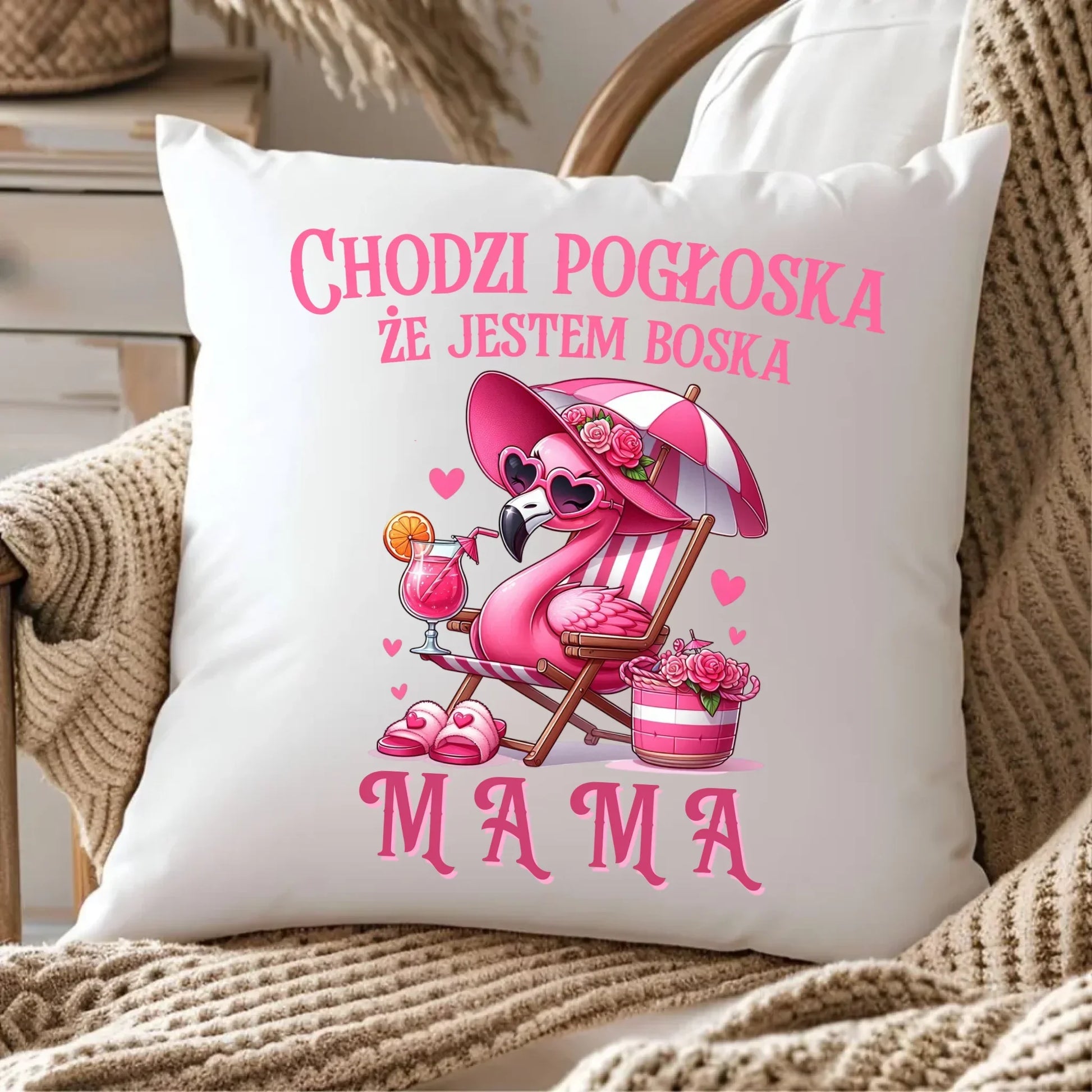 Chodzi pogłoska, że jestem boska | Poduszka prezent dla mamy DM14 - StoryCups.pl