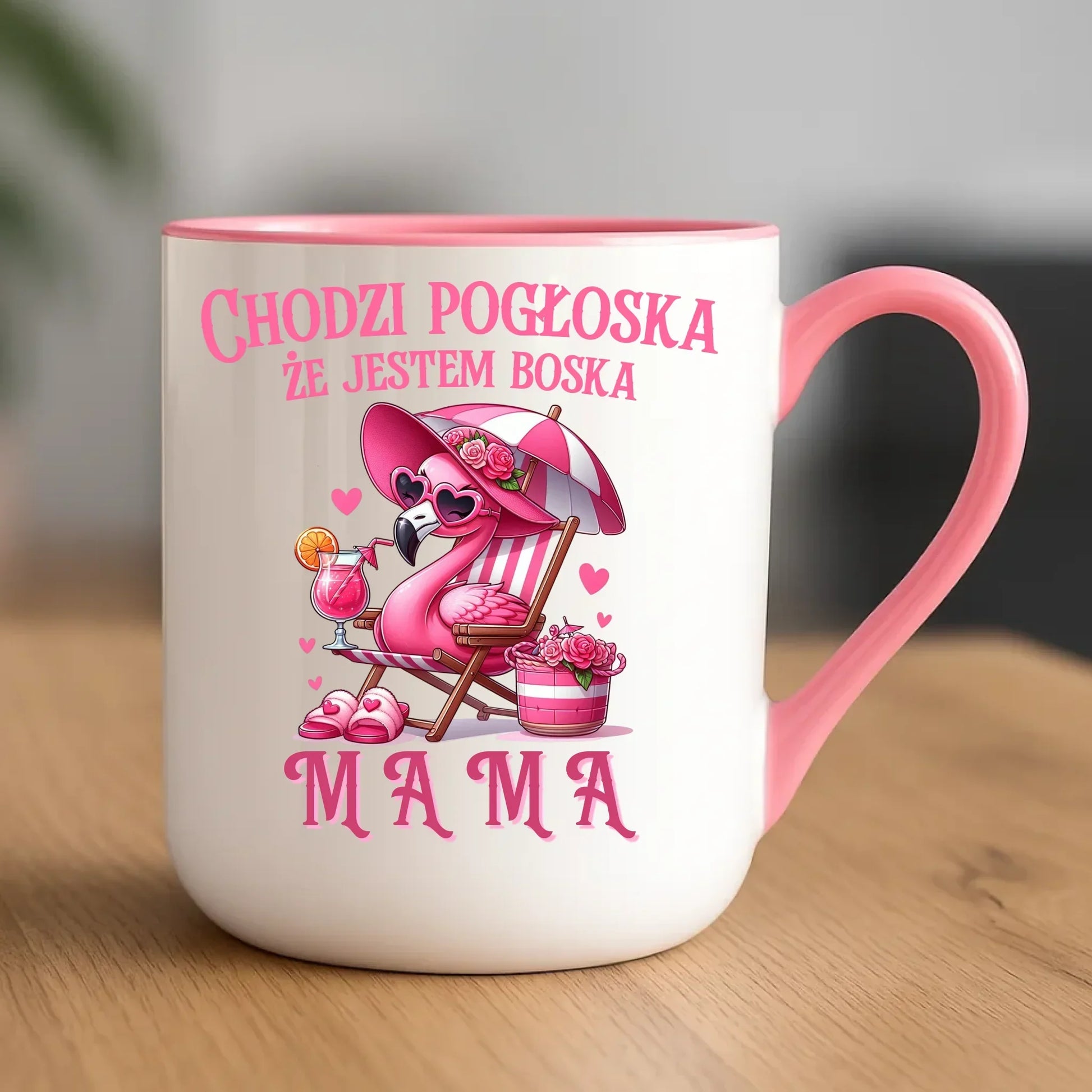 Chodzi pogłoska, że jestem boska | Kubek elegant prezent dla mamy DM14 - StoryCups.pl