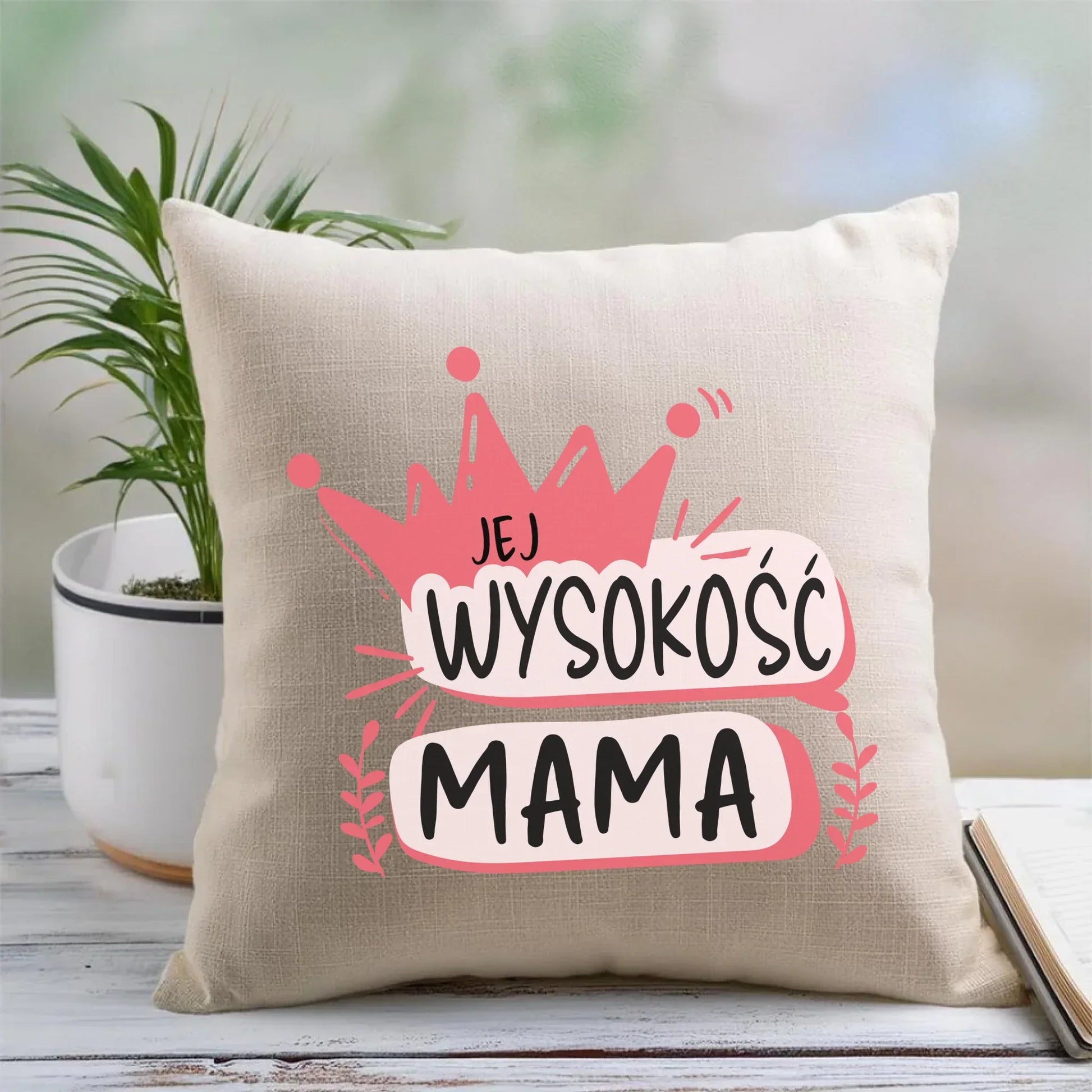 Jej Wysokość mama | Poduszka prezent dla mamy DM16 - StoryCups.pl