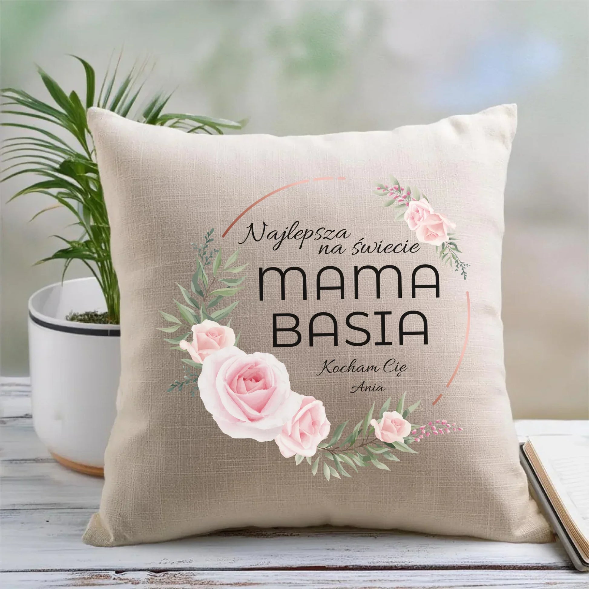 Najlepsza mama na świecie | Poduszka prezent na Dzień Matki DM17 - StoryCups.pl