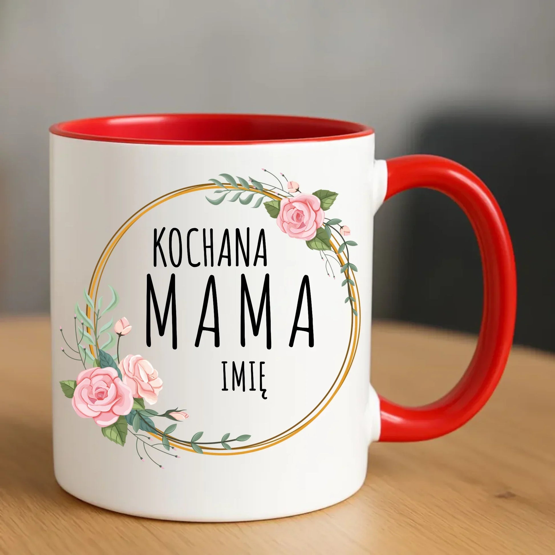 Kochana mama imię | Kubek prezent dla mamy DM20 - StoryCups.pl