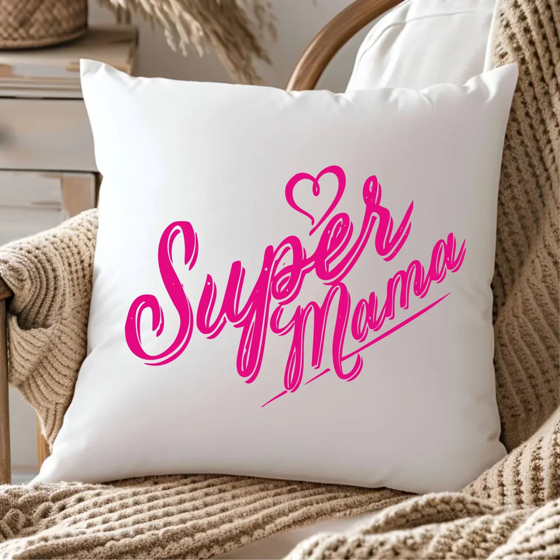 Super mama | Poduszka prezent na Dzień Matki DM21 - StoryCups.pl