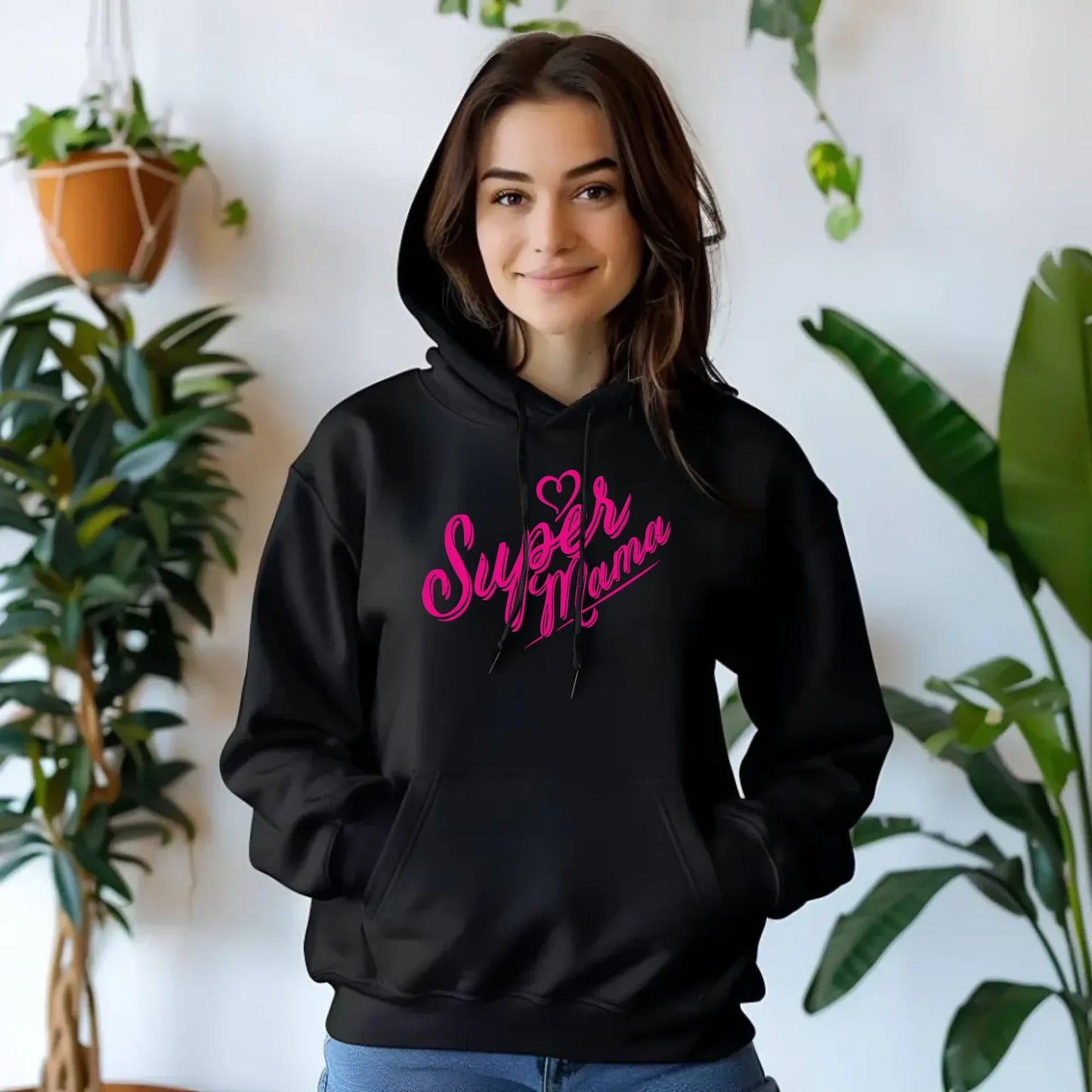 Super mama | Bluza damska z kapturem prezent dla mamy DM21 - StoryCups.pl
