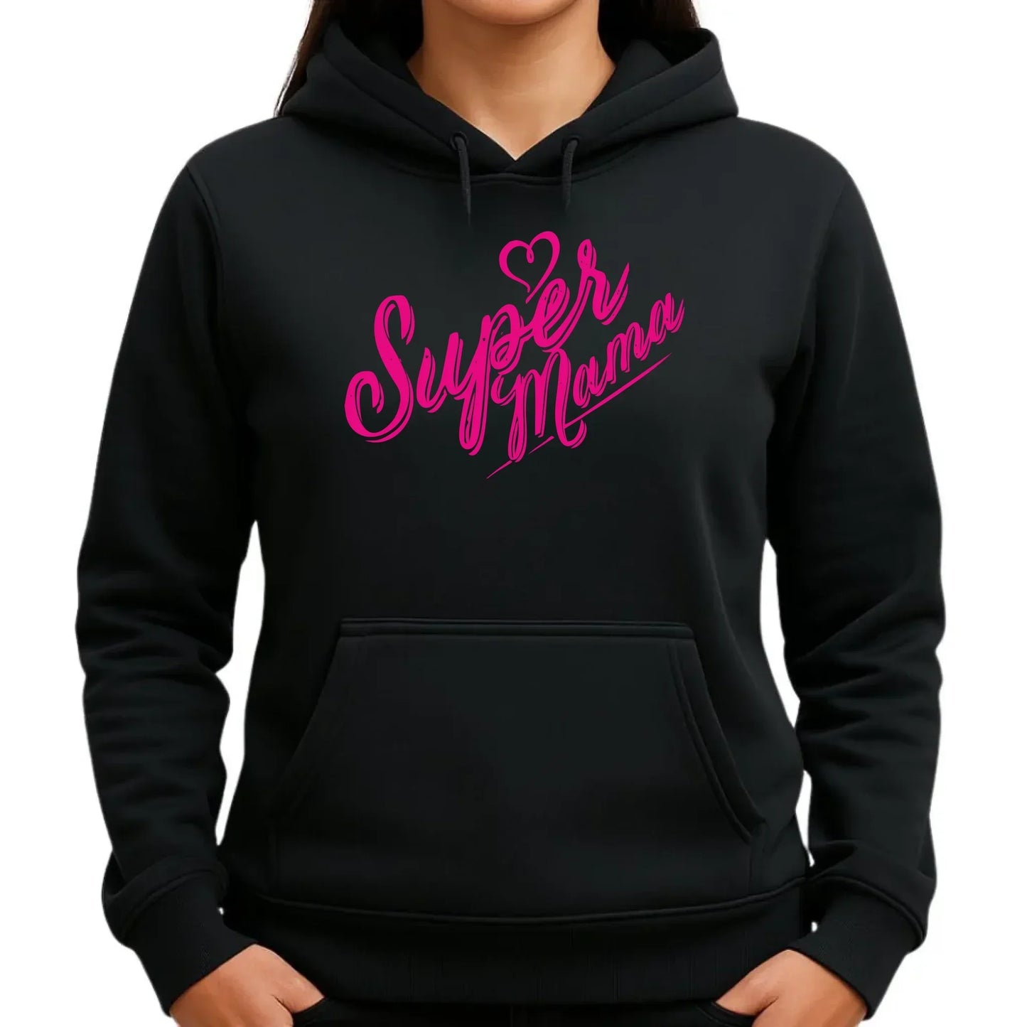 Super mama | Bluza damska z kapturem prezent dla mamy DM21 - StoryCups.pl