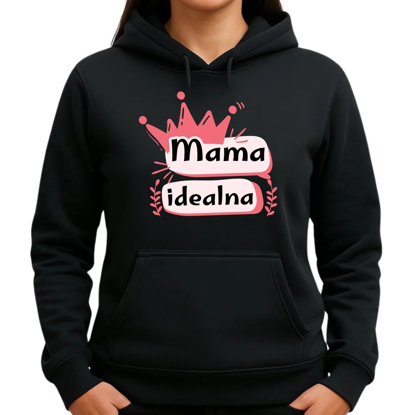 Mama idealna | Bluza damska z kapturem prezent dla mamy DM23 - StoryCups.pl