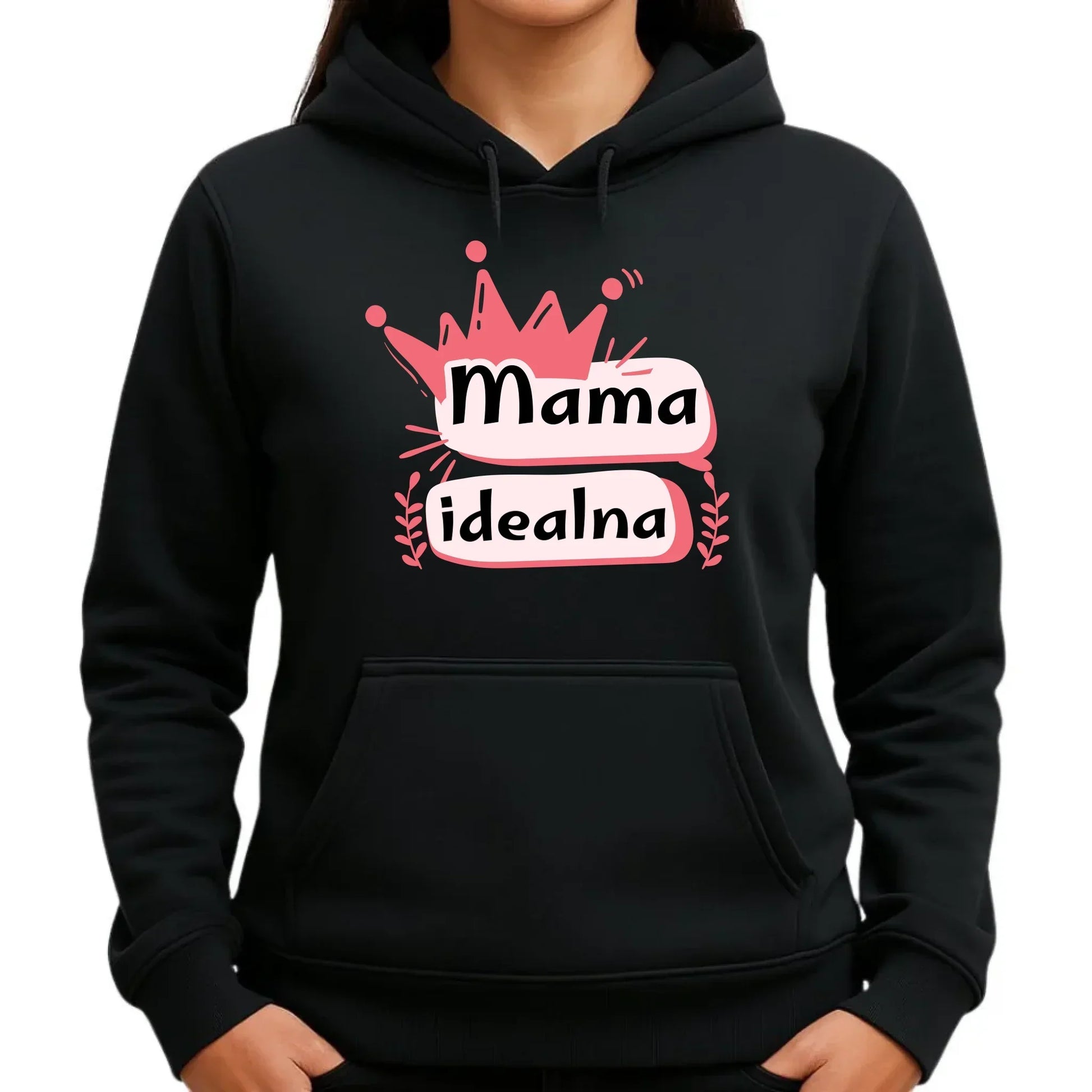 Mama idealna | Bluza damska z kapturem prezent dla mamy DM23 - StoryCups.pl
