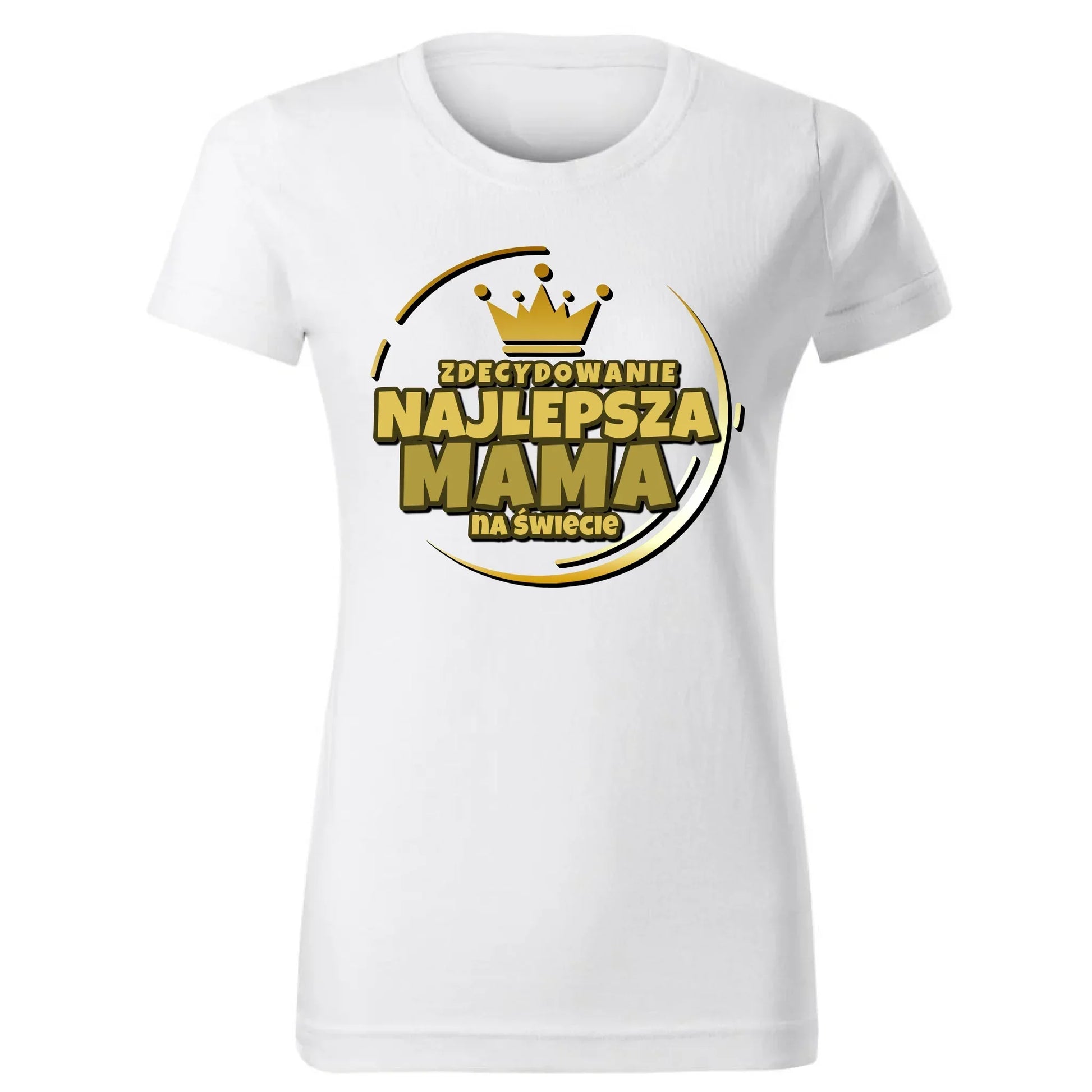 Zdecydowanie najlepsza mama | Koszulka damska prezent dla mamy DM25 - StoryCups.pl