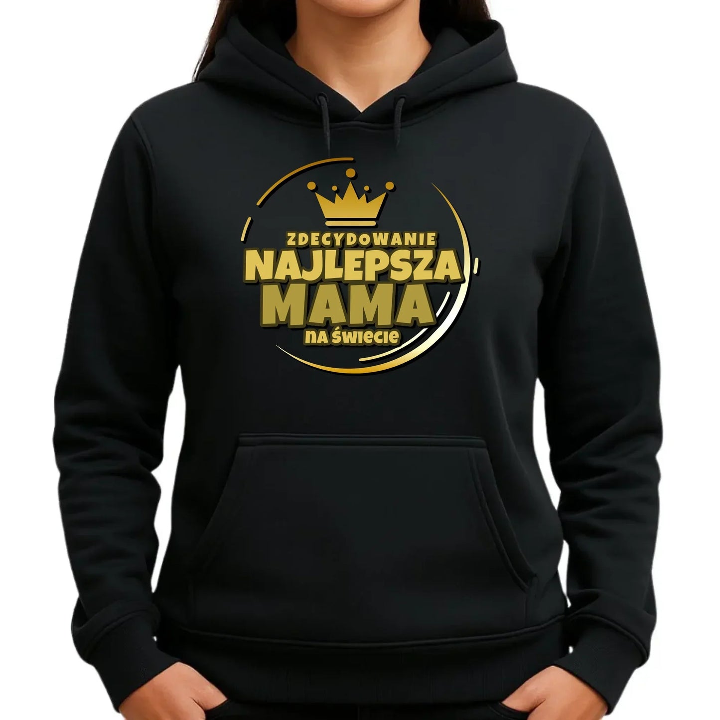Zdecydowanie najlepsza mama | Bluza damska z kapturem prezent dla mamy DM25 - StoryCups.pl