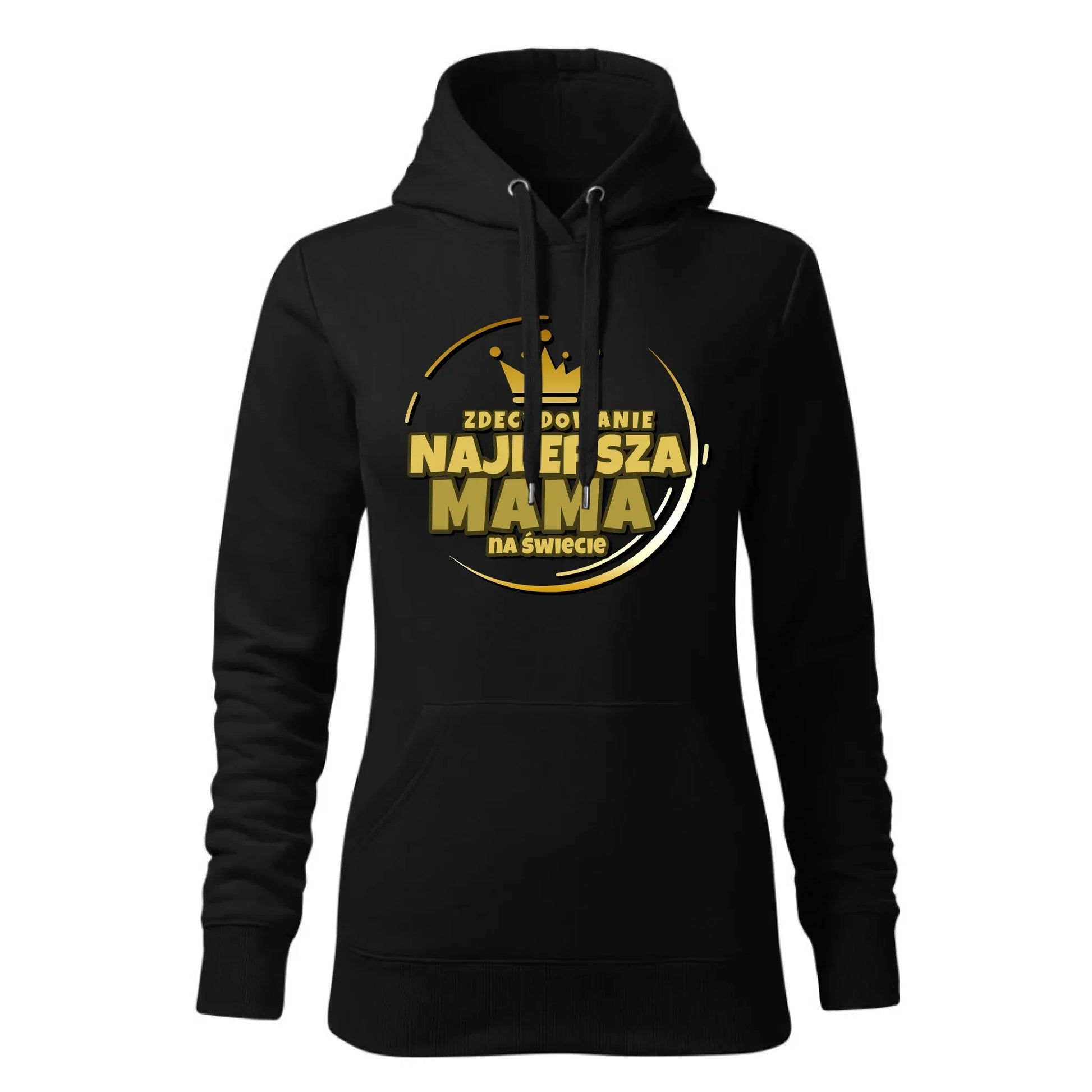 Zdecydowanie najlepsza mama | Bluza damska z kapturem prezent dla mamy DM25 - StoryCups.pl