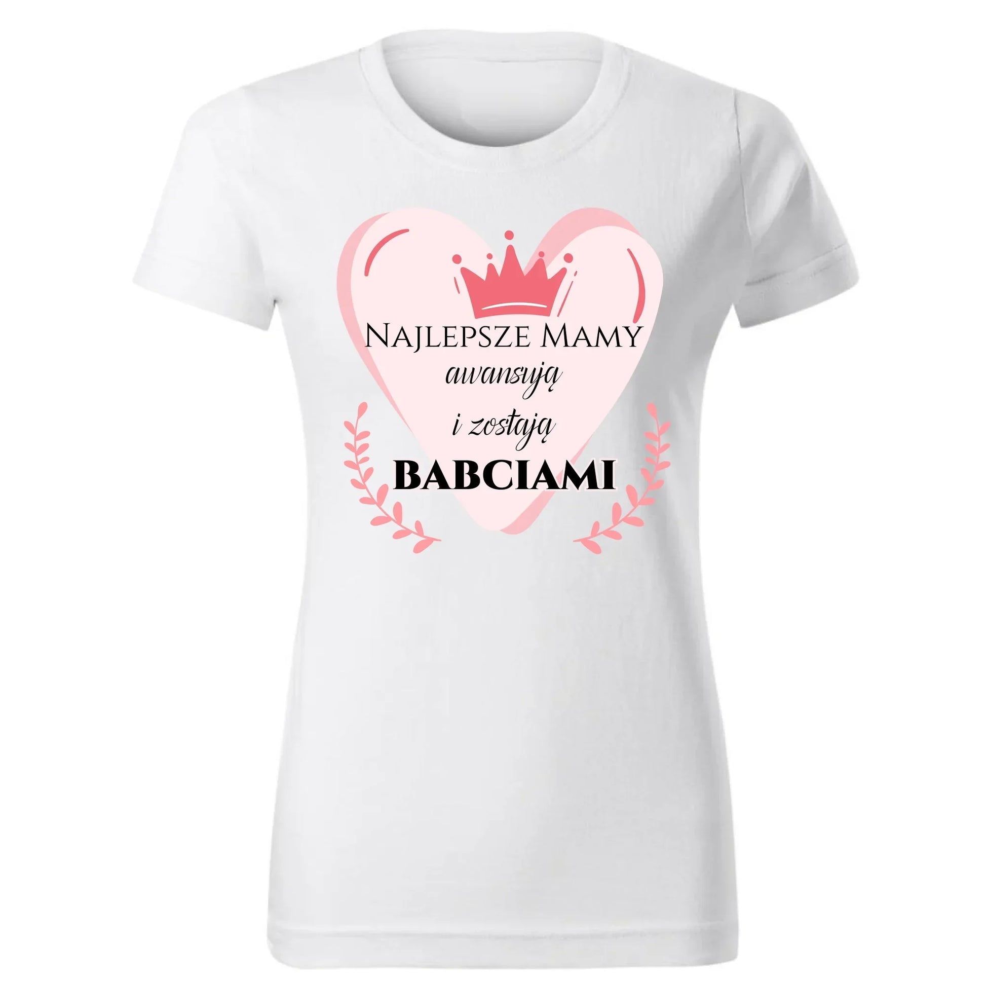 Najlepsze mamy awansują i zostają babciami | Koszulka damska DM26 - StoryCups.pl