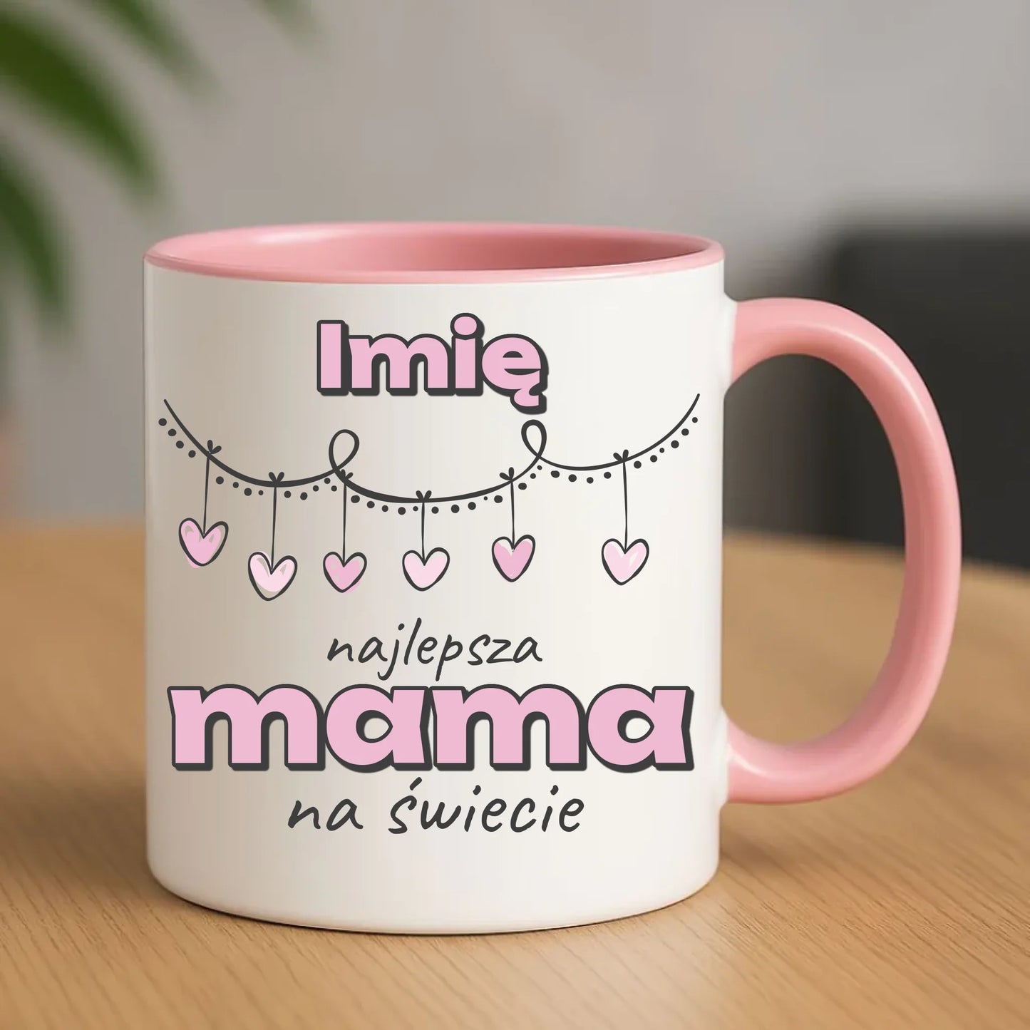 Kubek dla mamy upominek na Dzień Matki - różowy