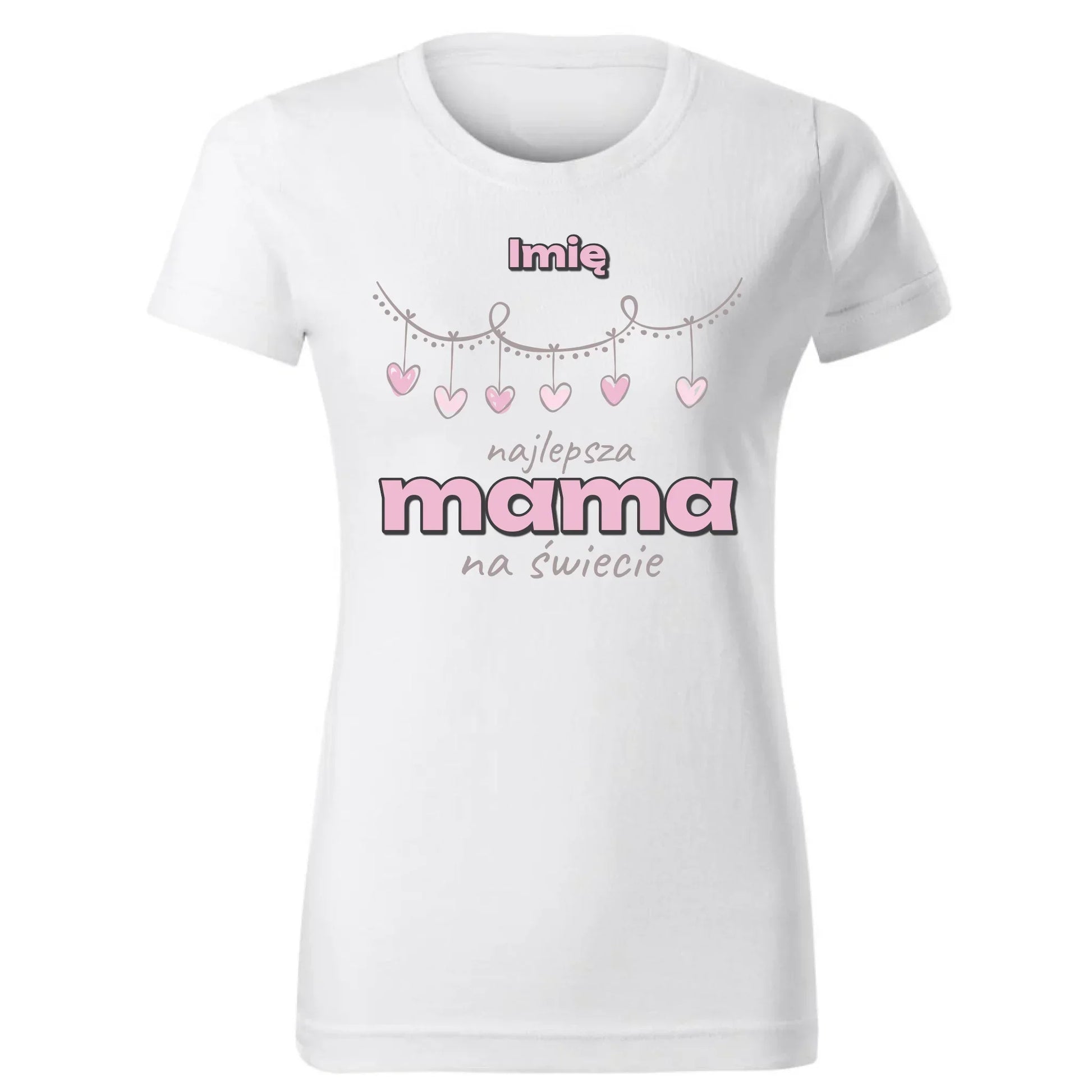 Najlepsza mama | Koszulka damska z imieniem prezent dla mamy DM27 - StoryCups.pl