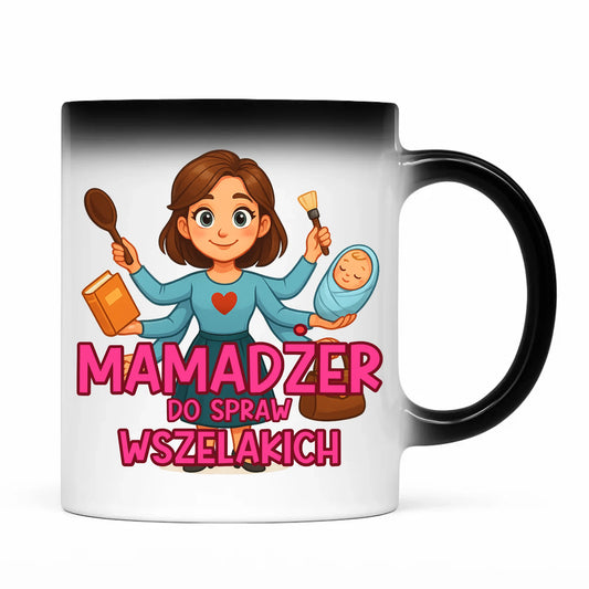 Prezent dla nauczyciela kubek magiczny NAUCZYCIEL ZAKOŃCZENIE ROKU SZKOLNEGO