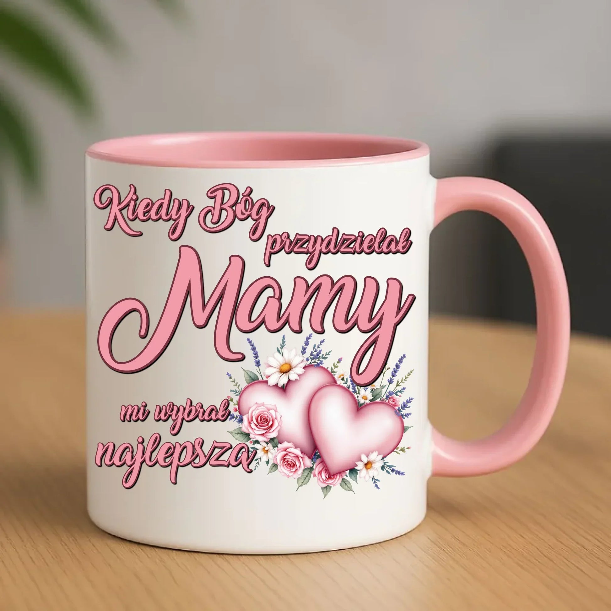 Kiedy Bóg przydzielał mamy mi wybrał najlepszą | Kubek na prezent DM29 - StoryCups.pl