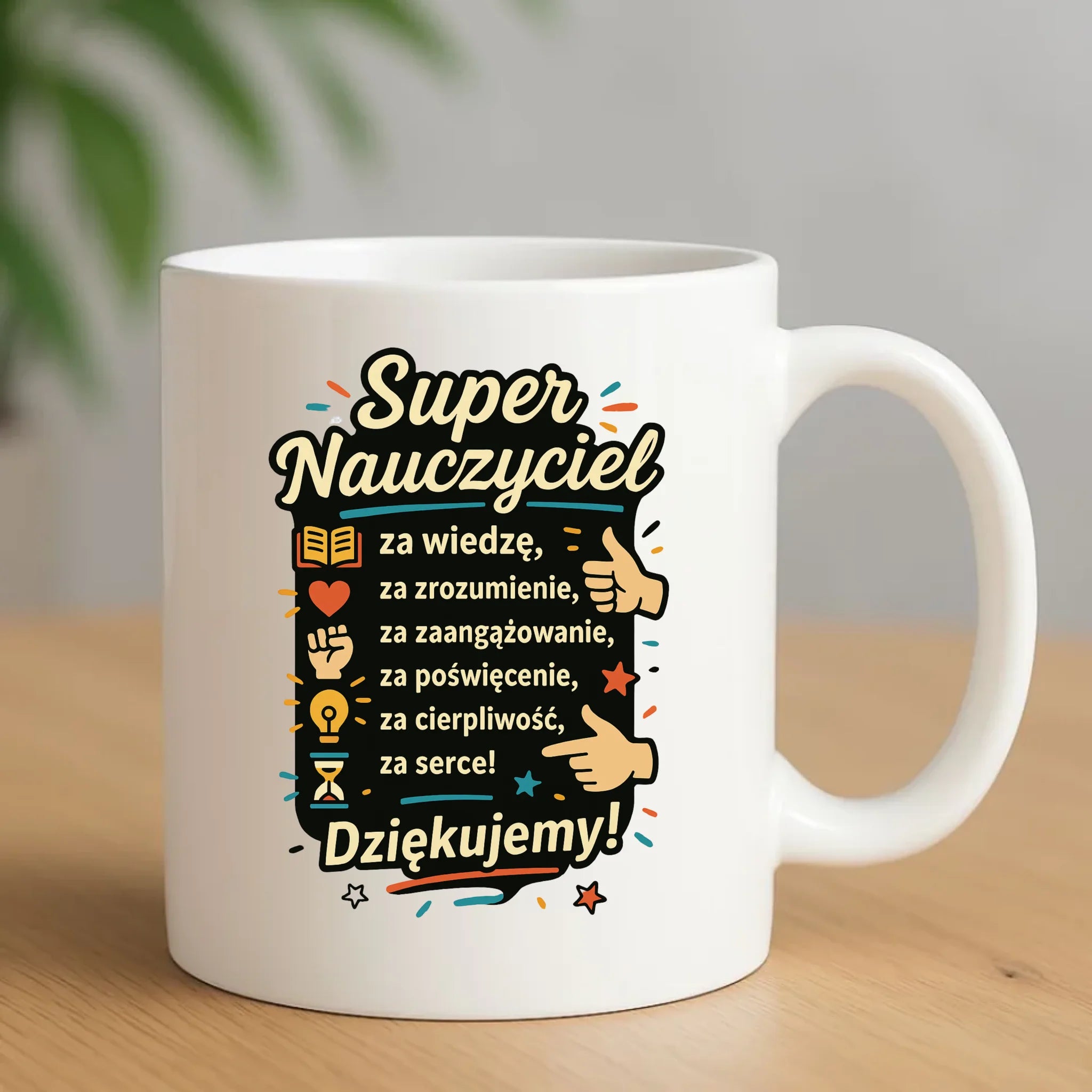 Kubek prezent na zakończenie roku szkolnego dla nauczyciela