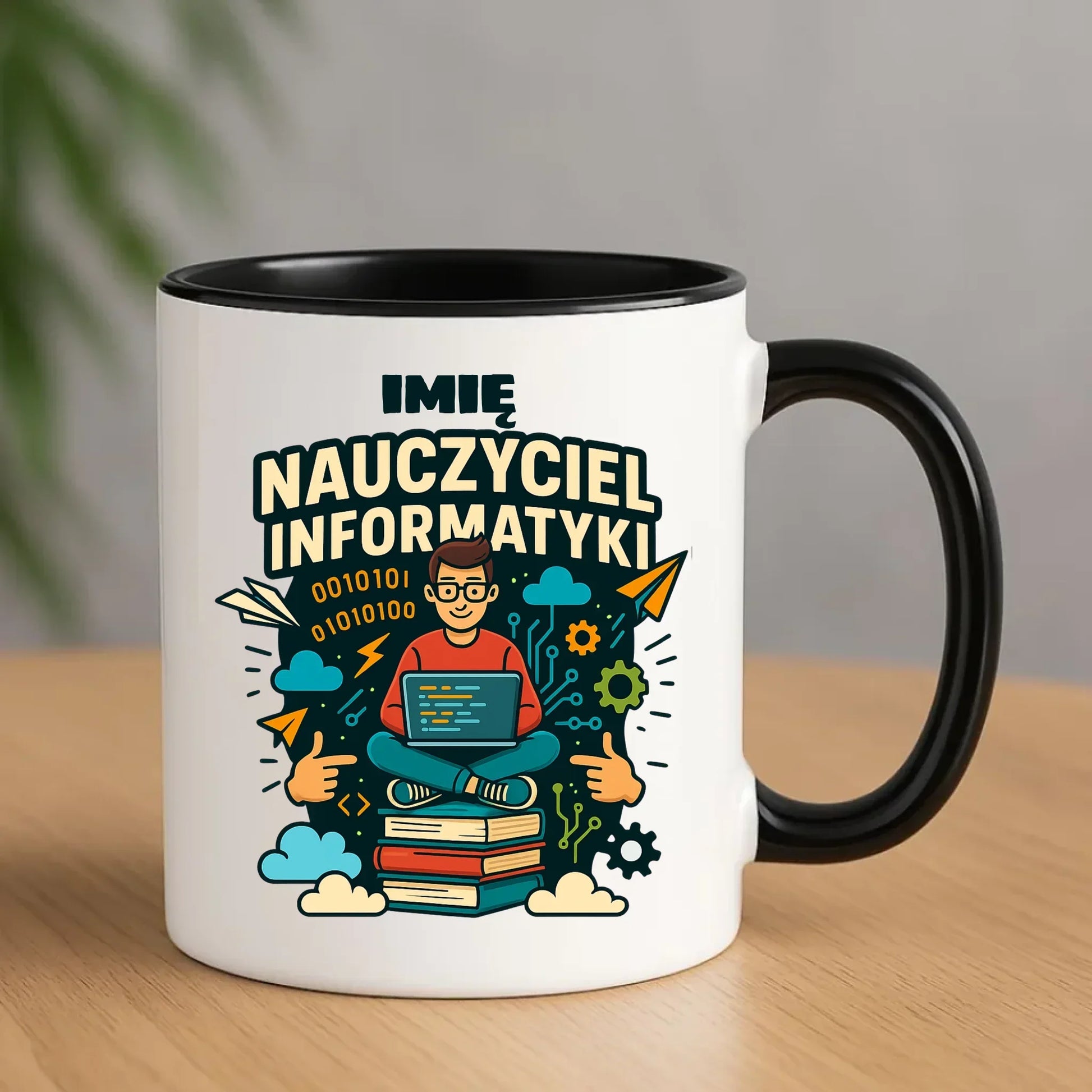 Nauczyciel informatyki | Kubek z imieniem na prezent N33 - StoryCups.pl